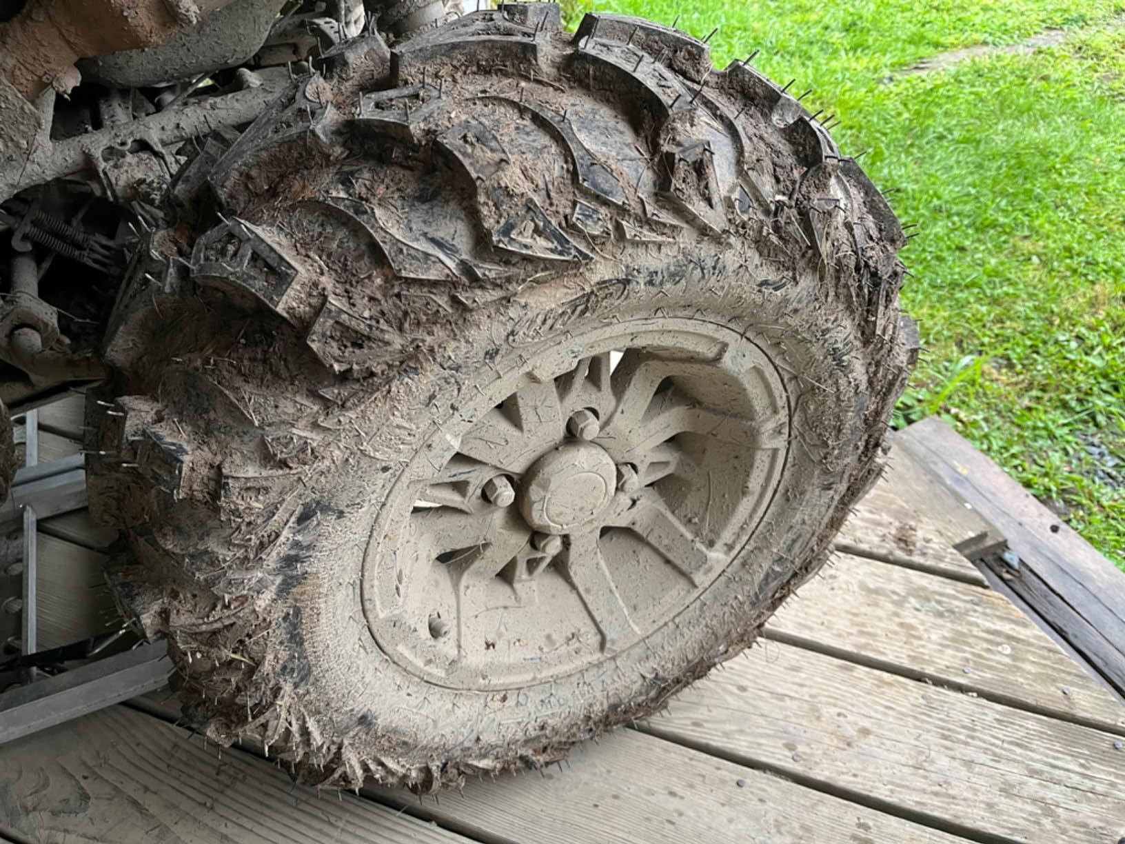 Full set of ITP Mud Lite II (6ply) 25x8-12 and 25x10-12 ATV Tires (4) customer photo 2