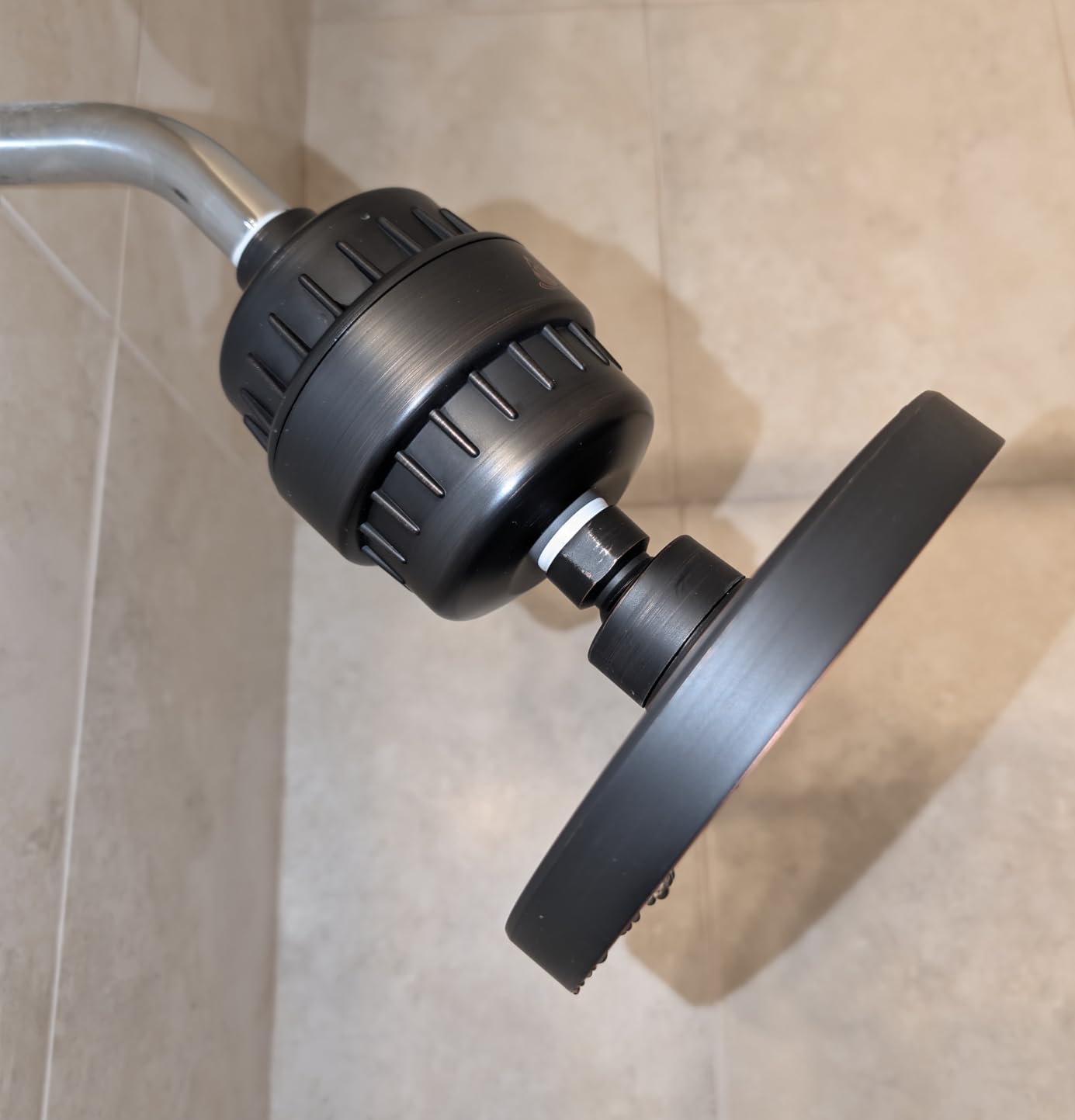 SparkPod Rain Shower Head, 6 Inch Round, Luxury Polished Chrome Finish customer photo 2