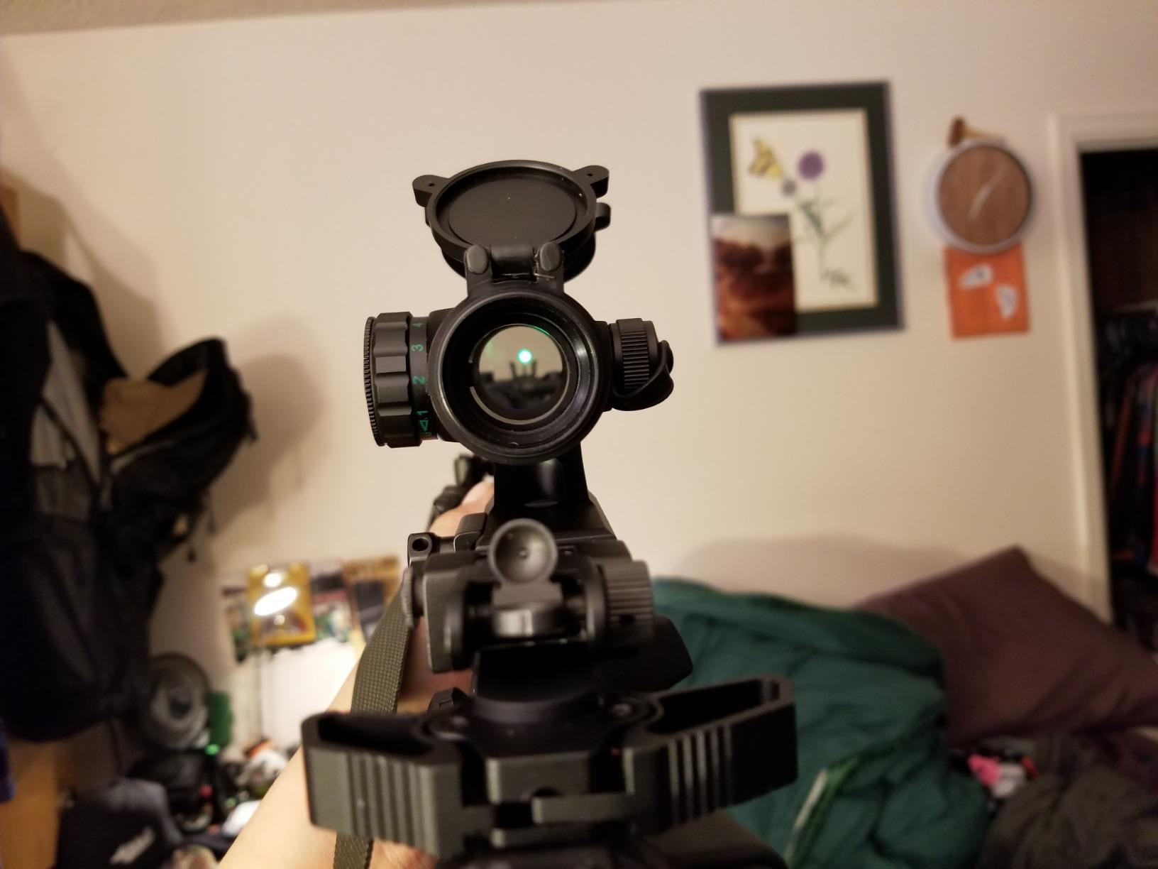 CVLIFE 4MOA Red/Green Dot Reflex Sight, 20mm Cantilever Mount customer photo 2