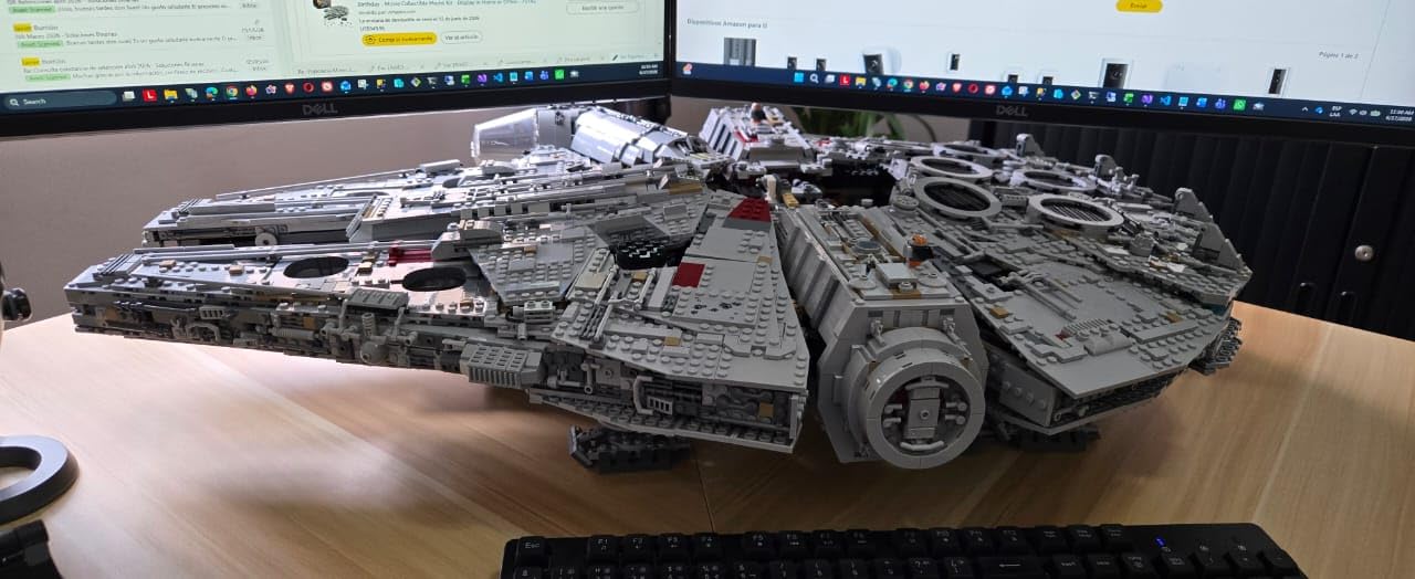 LEGO Star Wars Millennium Falcon - Building Set for Adults, Ages 16+ - Gift for Birthday - Movie Collectible Model Kit - Display in Home or Office - 75192 customer photo 2