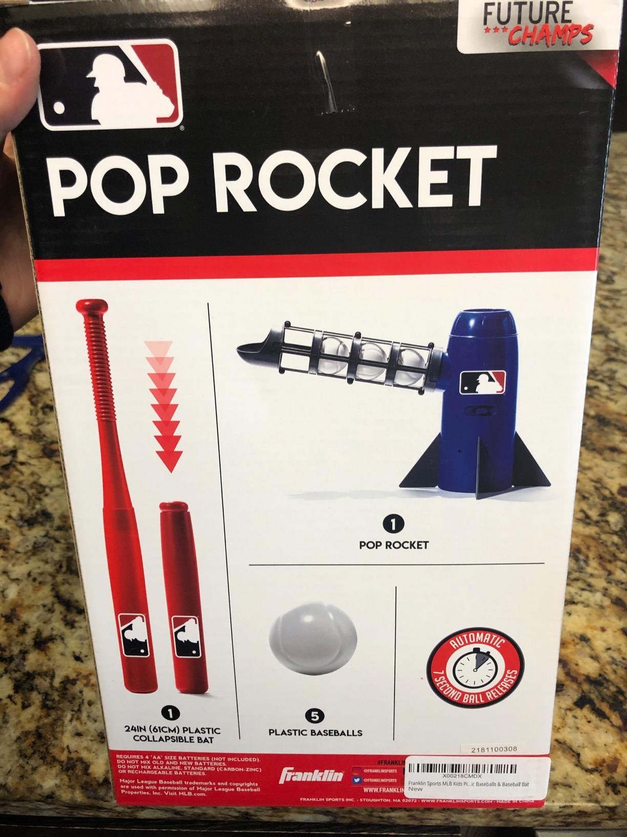 Franklin Sports Pop Rocket Baseball Hitting Training Aid customer photo 1