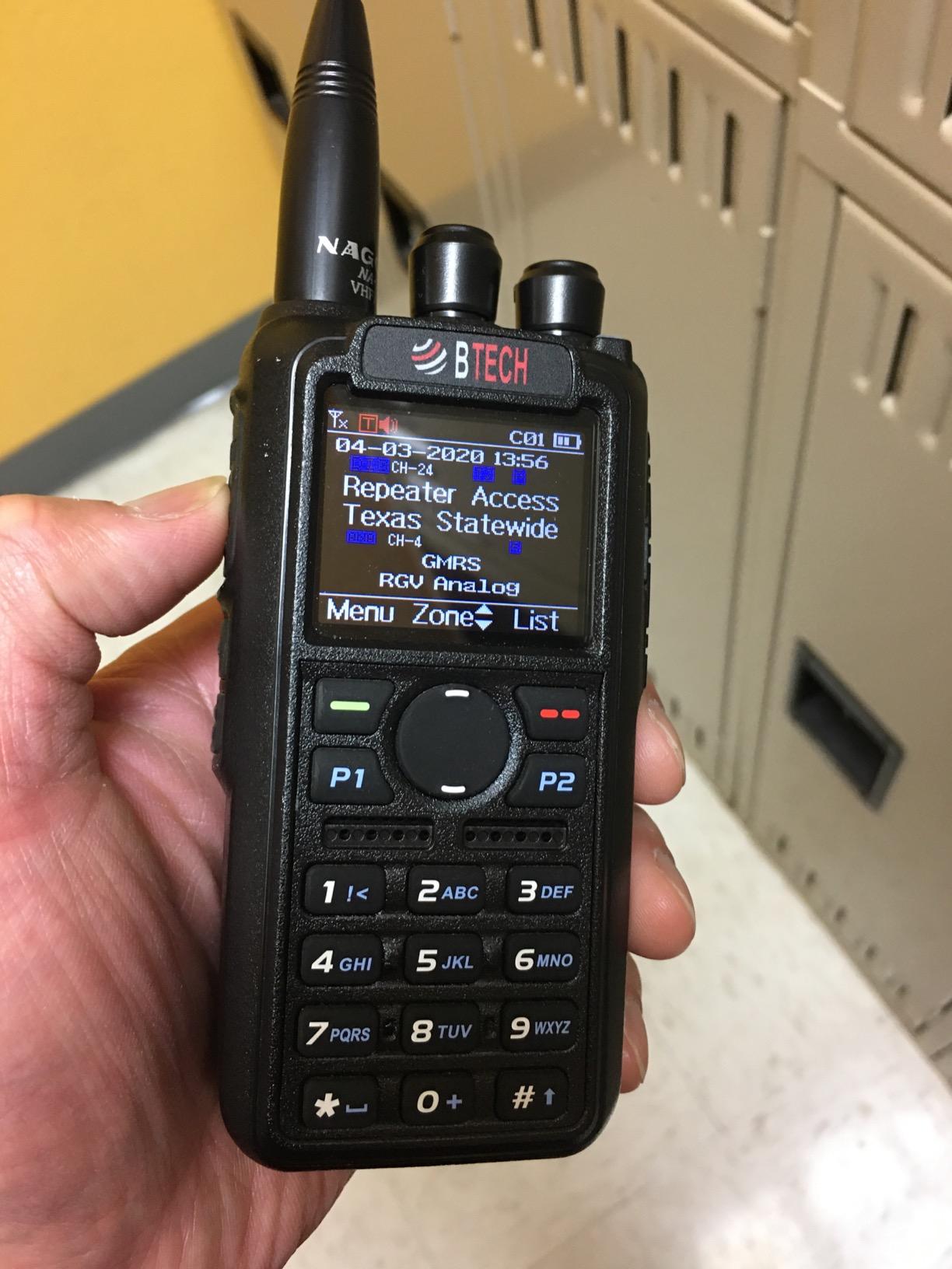 BTECH DMR-6X2 DMR & Analog Dual Band Two-Way Radio (USB-C Battery) – 7W VHF/UHF (136-174MHz & 400-480MHz), Encryption, GPS, Talker Alias, APRS, Voice Recording, includes Accessory Kit with 2 Batteries customer photo 2