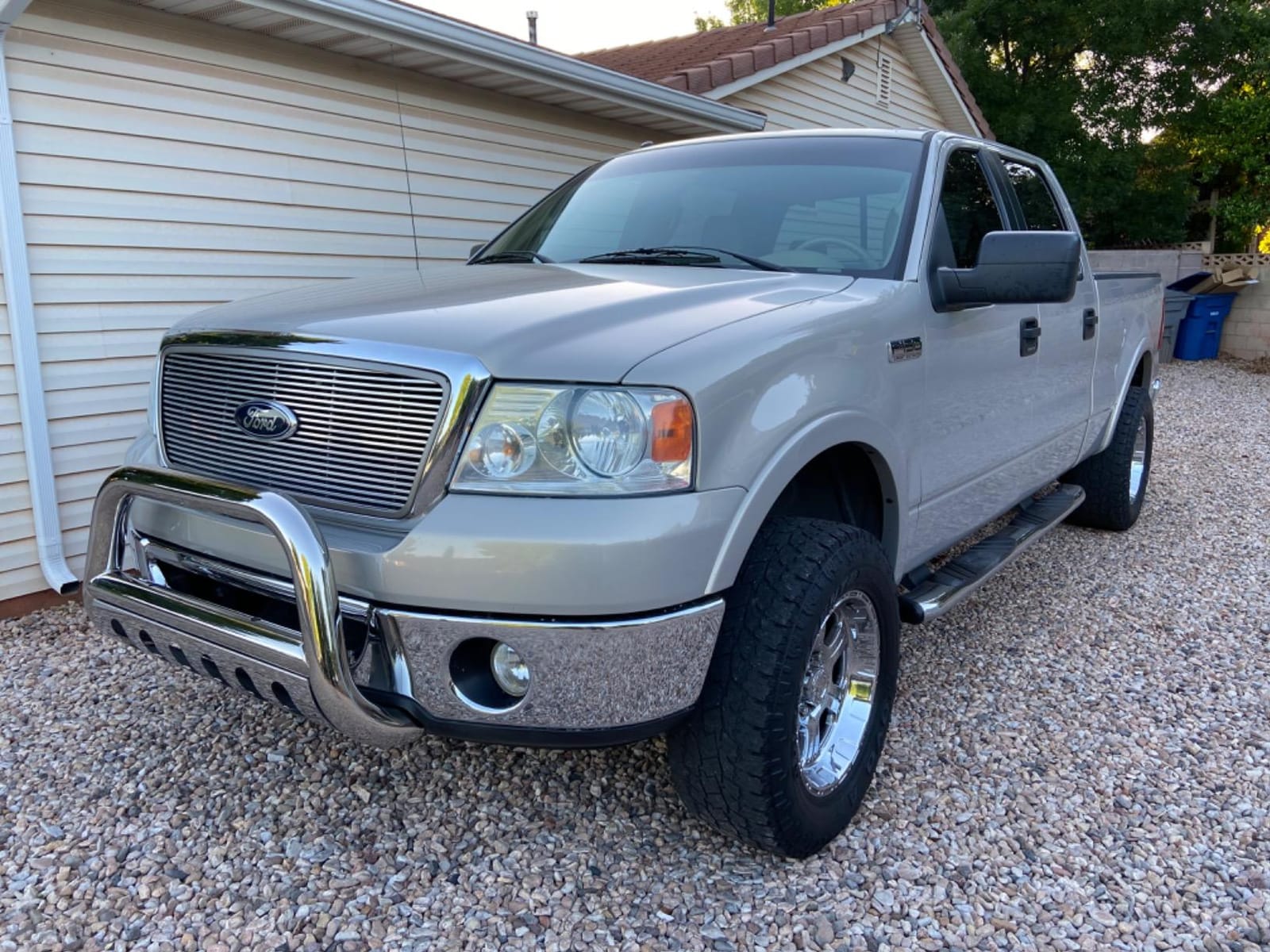 TAC Bull Bar for 2004-2026 Ford F150 Pickup Truck (Excl. Heritage Edition and 10-14 F150 Raptor Models) / 2003-2017 Ford Expedition SUV 3” Stainless Steel Front Bumper Grille Guard Brush Guard customer photo 1