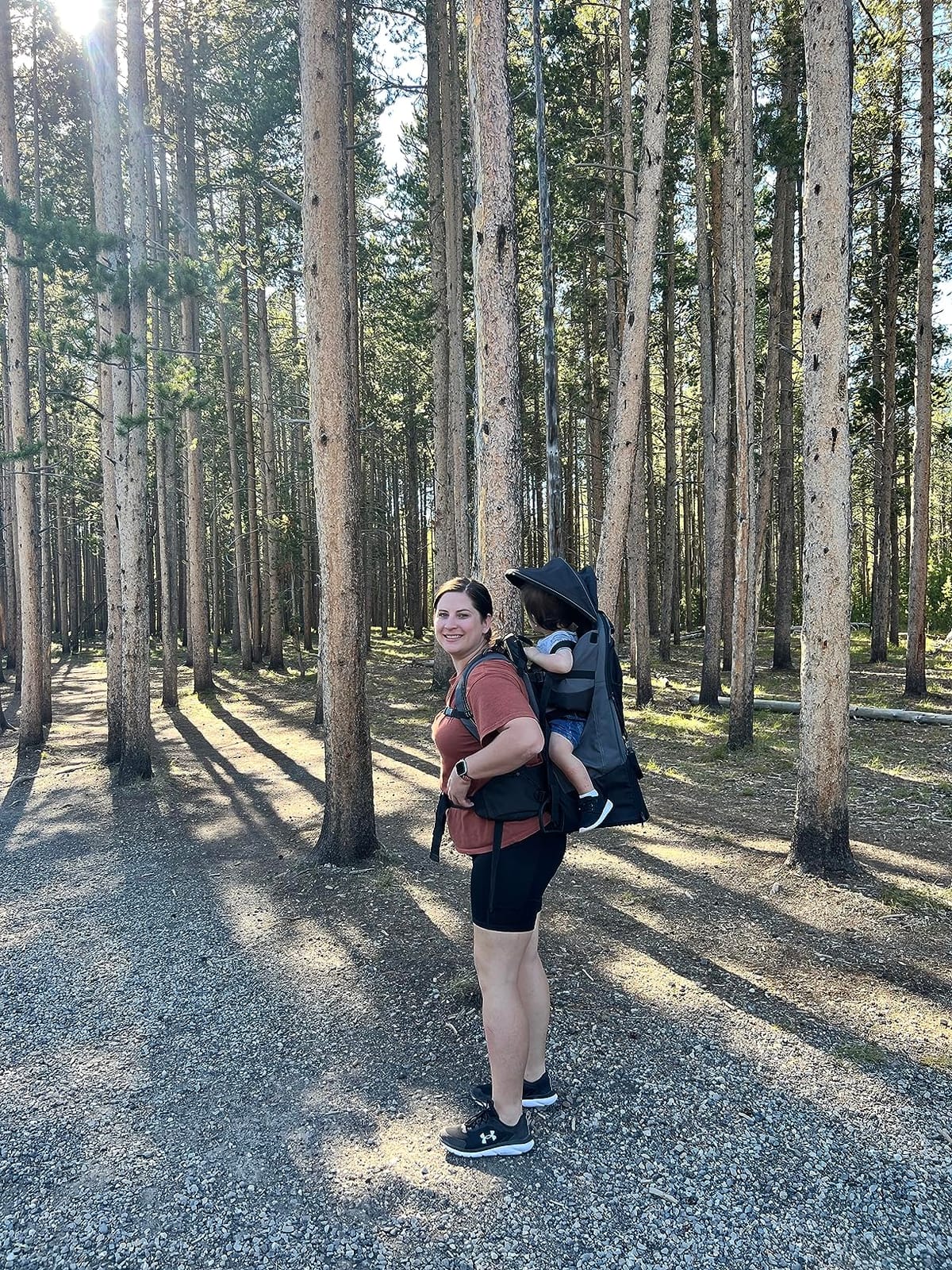 ClevrPlus Deluxe Adjustable Baby Carrier Outdoor Hiking Child Backpack Camping customer photo 1