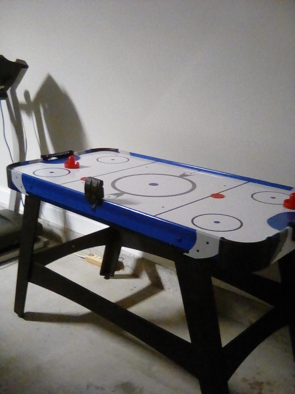 Best Choice Products 58in Mid-Size Arcade Style Air Hockey Table for Game Room, Home, Office w/ 2 Pucks, 2 Pushers, Digital LED Score Board, Powerful 12V Motor, Carrying Bag customer photo 1
