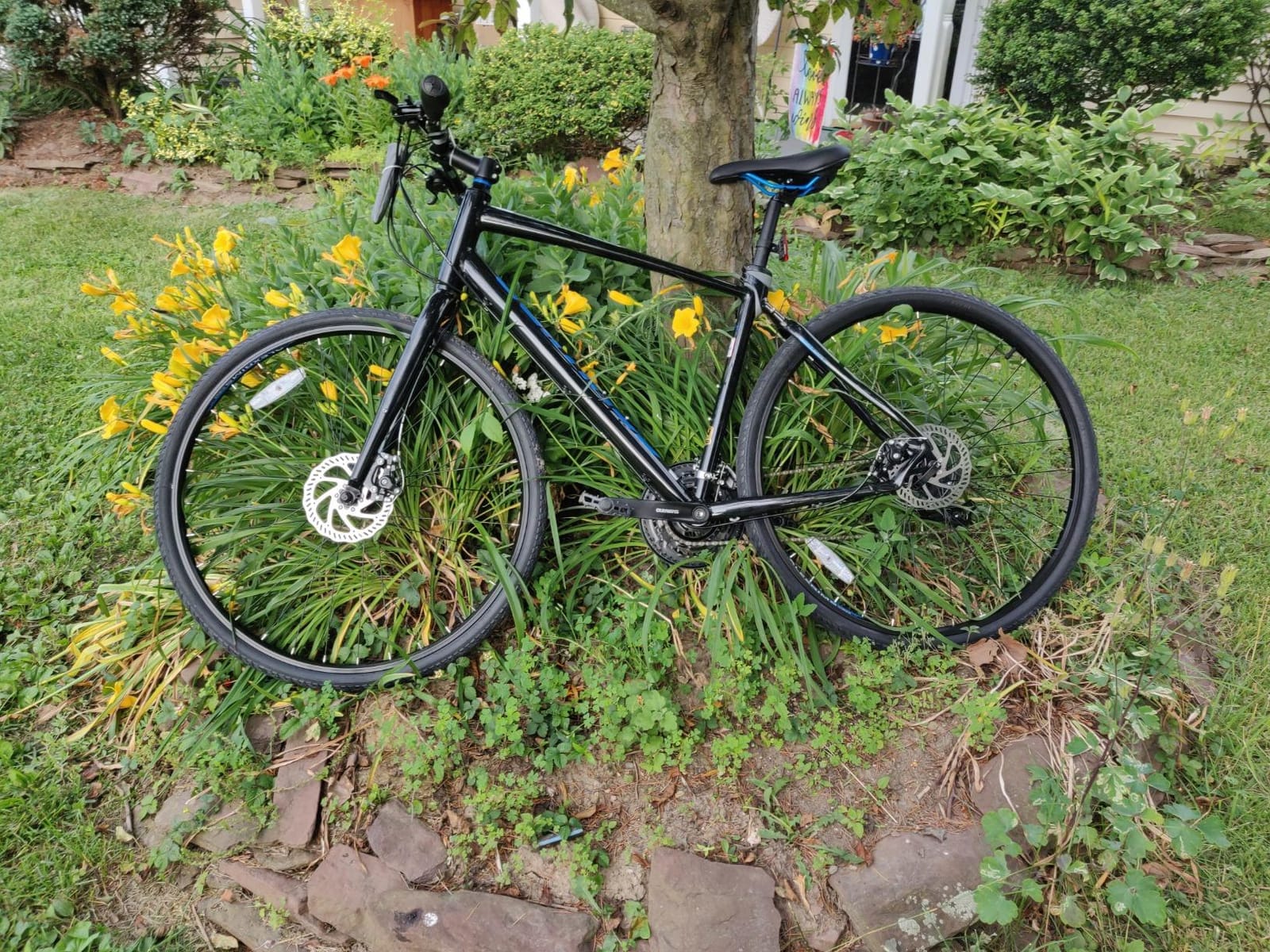 Schwinn Vantage Men and Women Adult Sport Hybrid Bike, 21 or 24 Speed Drivetrain, Aluminum Frame, Flat Bar, Disc Brakes, Smooth Ride Technology customer photo 1