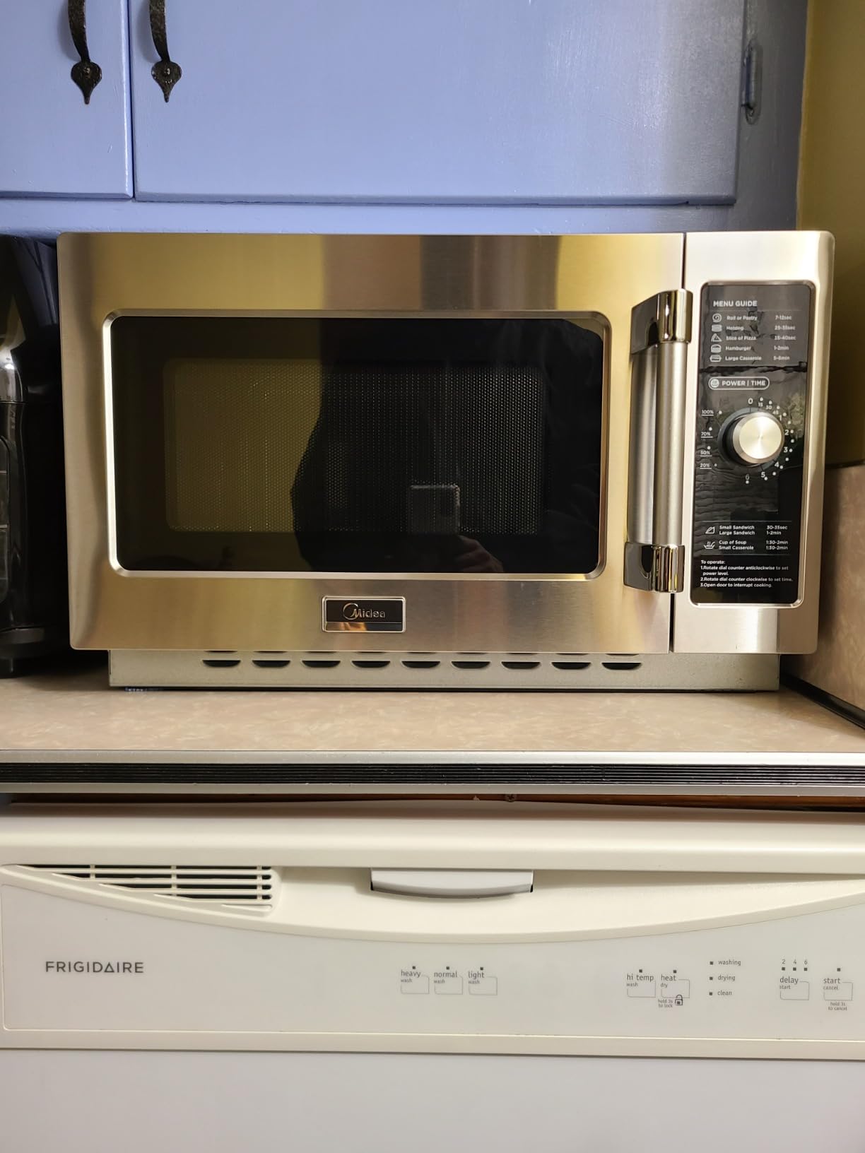 Midea Equipment 1025F0A Countertop Commercial Microwave Oven with Dial, 1000W, Stainless Steel, .9 CuFt customer photo 1