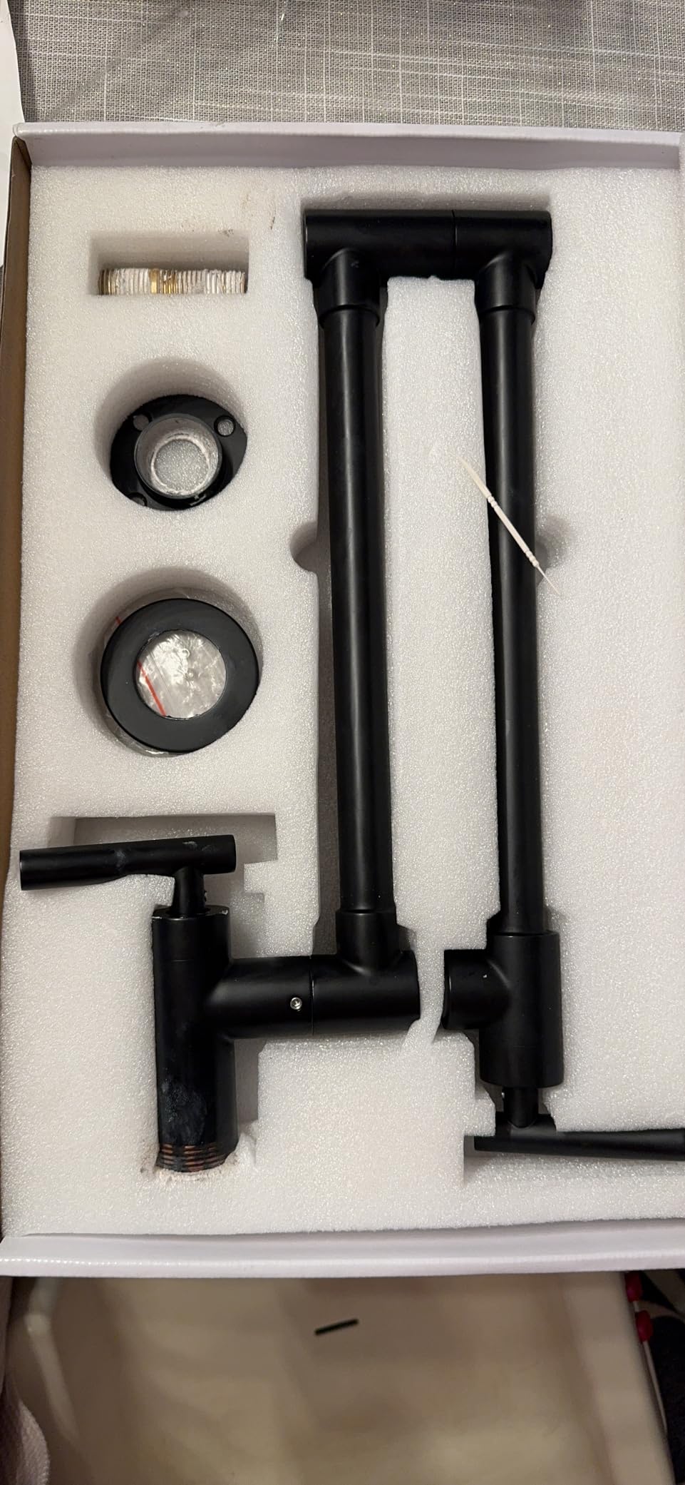SUMERAIN Pot Filler Faucet Wall Mount Brushed Nickel customer photo 1