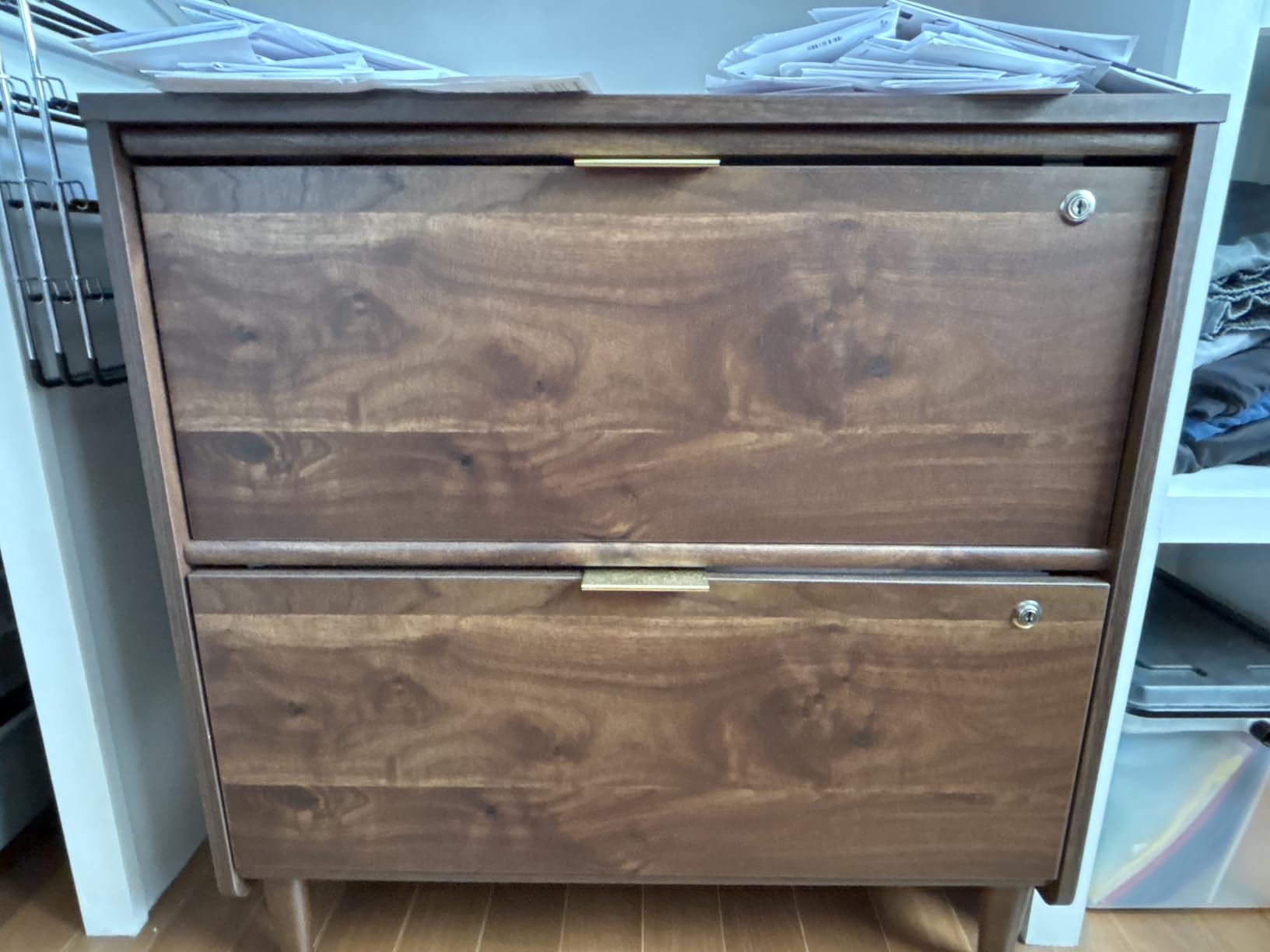 Sauder Clifford Place Lateral File, Grand Walnut finish customer photo 1