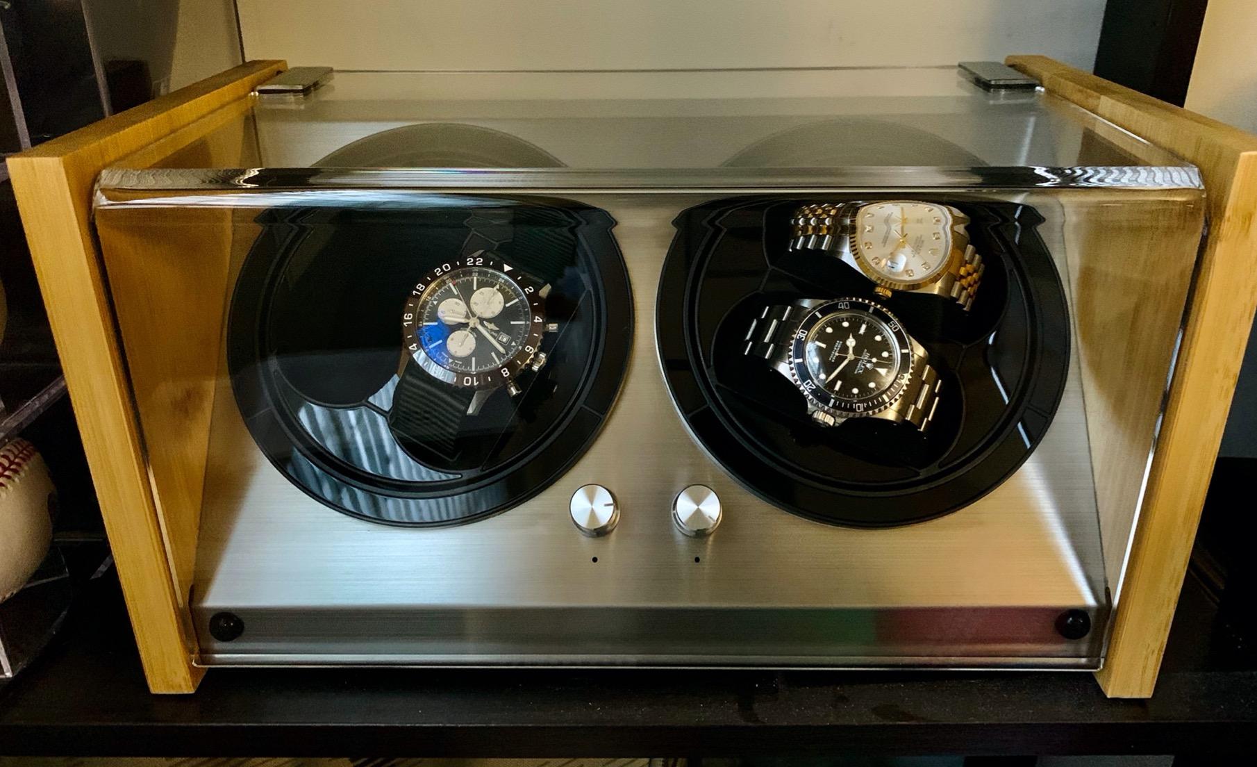 Watch Winder Smith Bamboo 2/4 Watch Winder for Automatic Watches customer photo 1