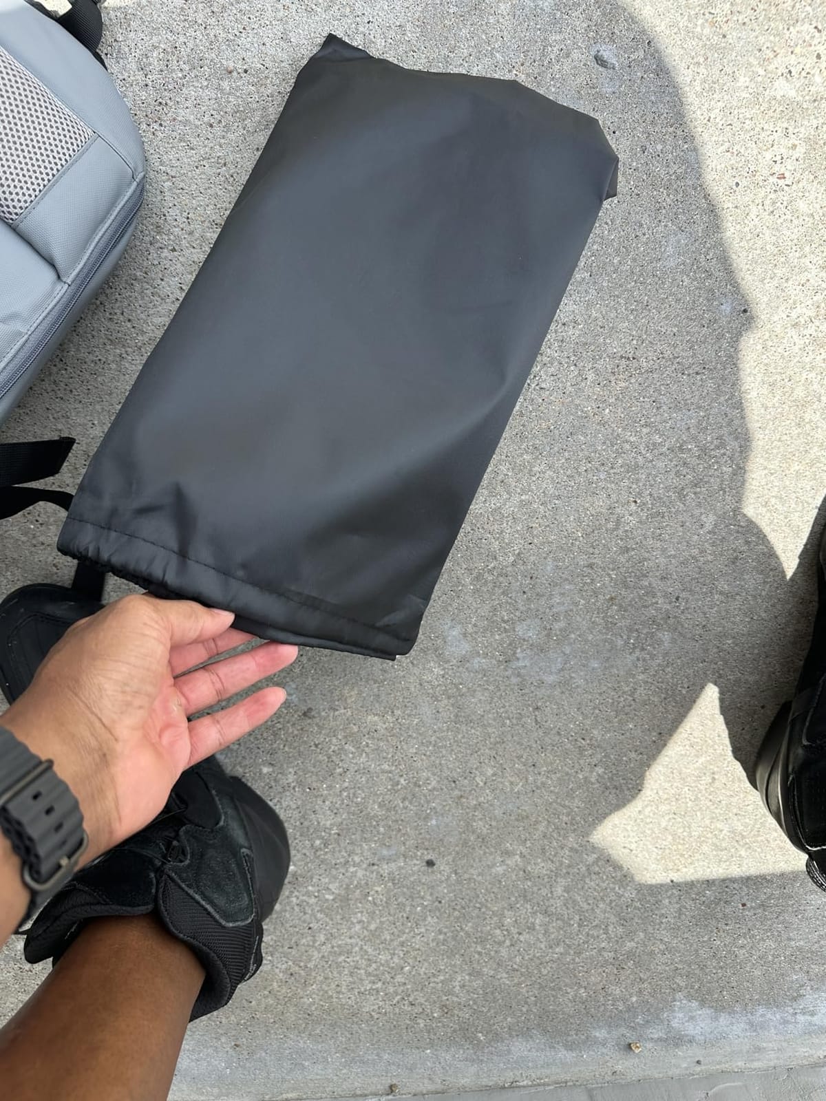 Favoto Motorcycle Cover Waterproof Outdoor Motorcycle Cover Heavy Duty | Windproof Motorcycle Tarp All Weather Rain UV Protection with Lock-Holes Night Reflective Strips&Storage Bag Fits up to 96.5