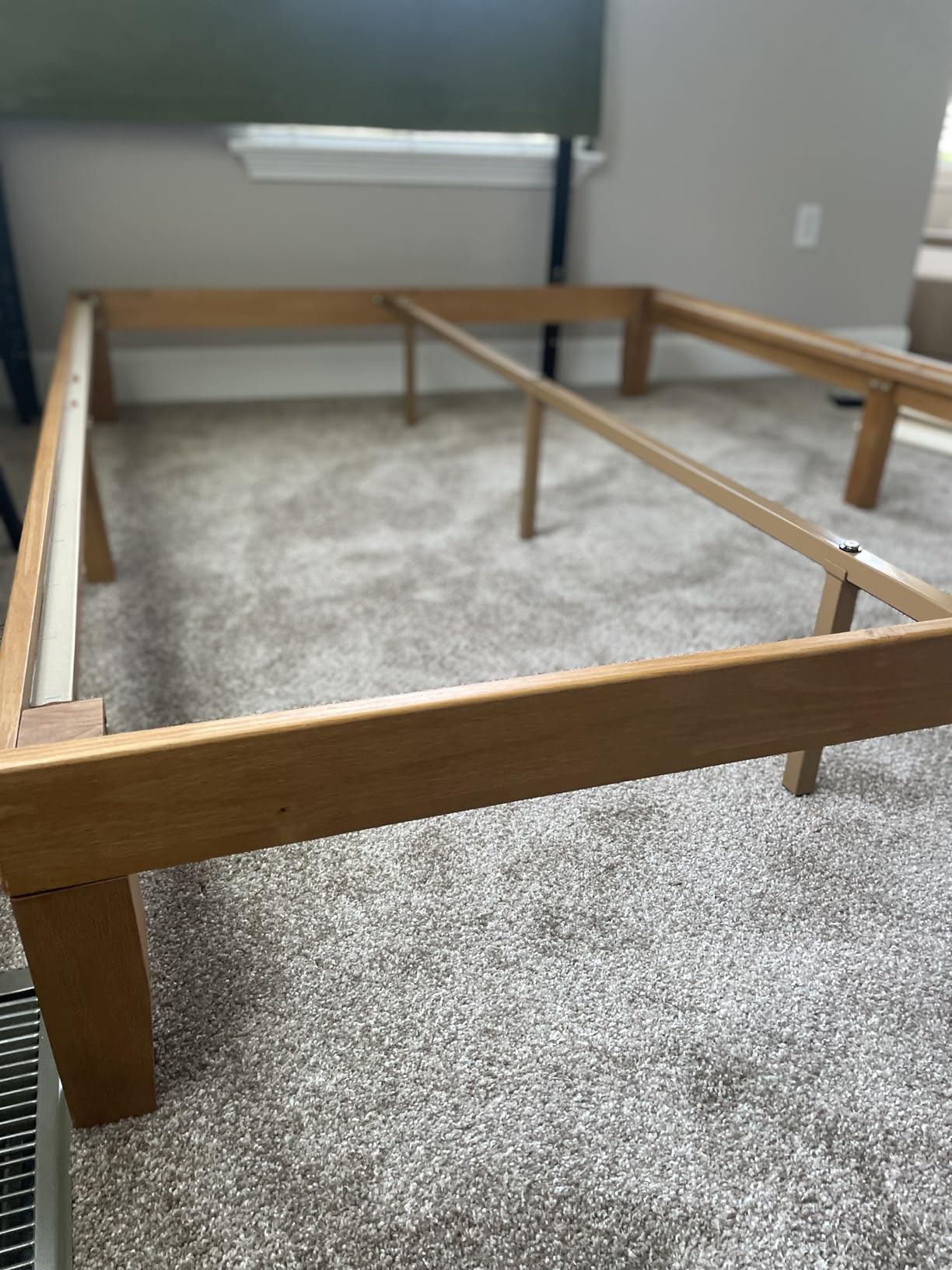 Mellow Naturalista Classic - 12 Inch Solid Wood Platform Bed with Wooden Slats, No Box Spring Needed, Easy Assembly, King, Natural Pine customer photo 2