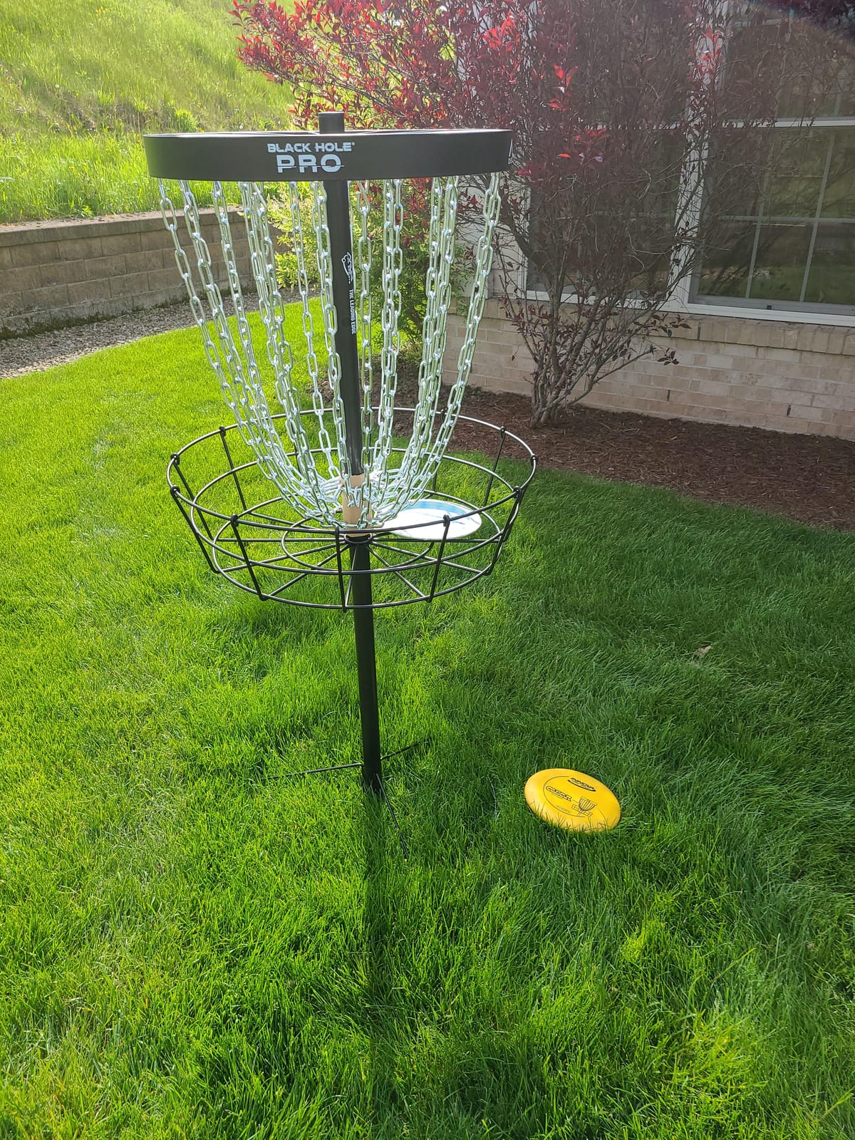 MVP Disc Sports Black Hole Pro 24-Chain Portable Disc Golf Basket with Transit Bag customer photo 1