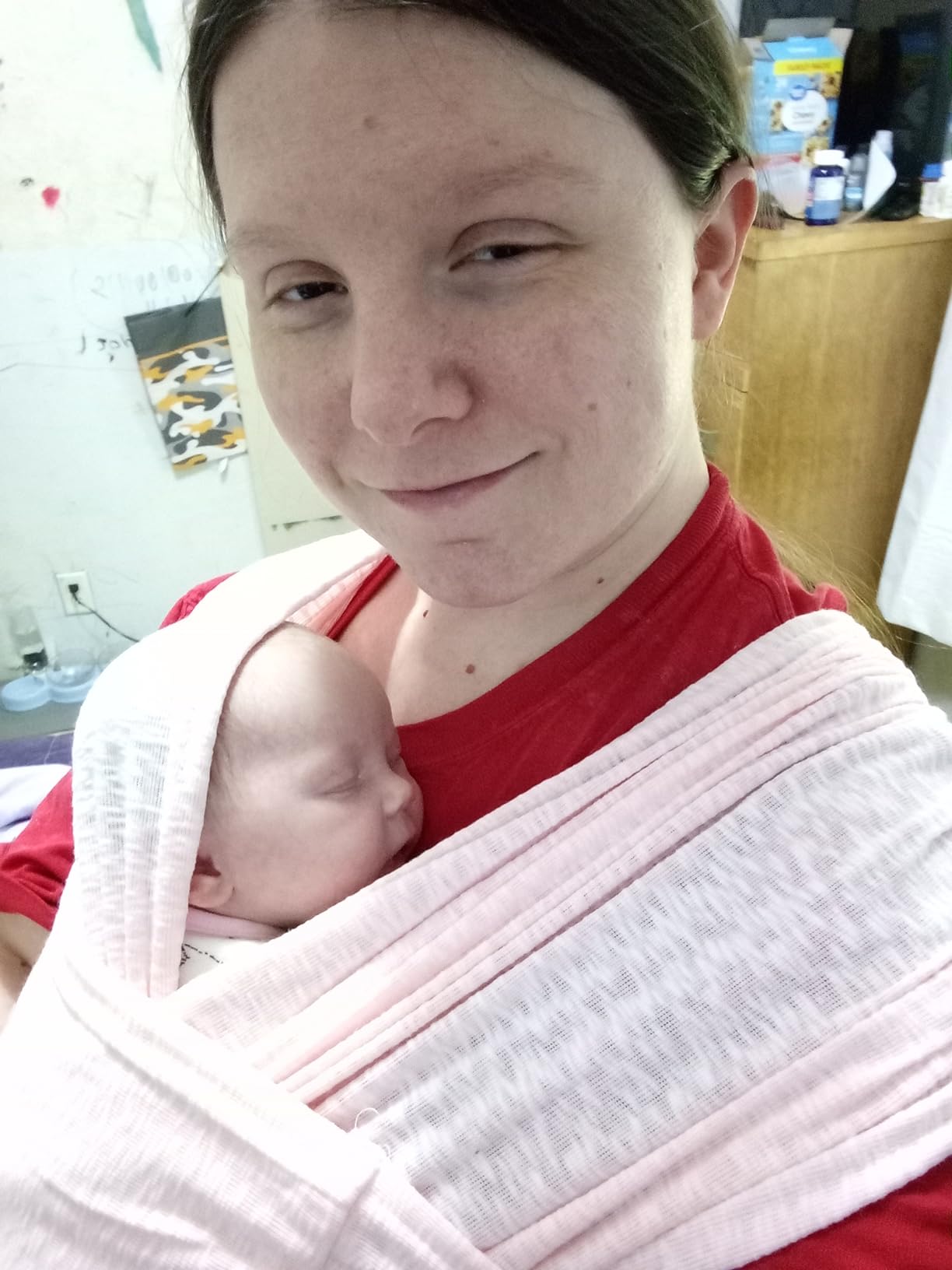 Koala Babycare Baby Carrier Wrap, Easy to Wear As a T-Shirt - Original Baby Carrier Newborn to Toddler - Sling One Size Fits All - Baby Wraps Carrier Up to 22lbs customer photo 2