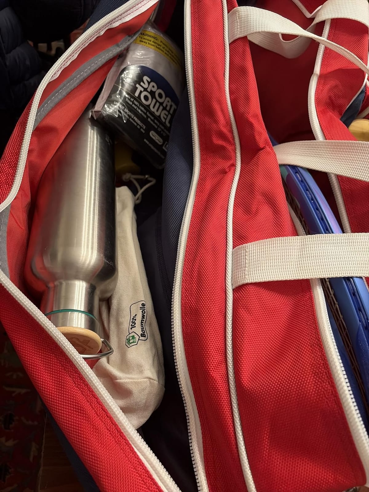 K-Cliffs Tennis Racket Bag | Deluxe Ballistic Nylon | Shoe Compartment customer photo 2