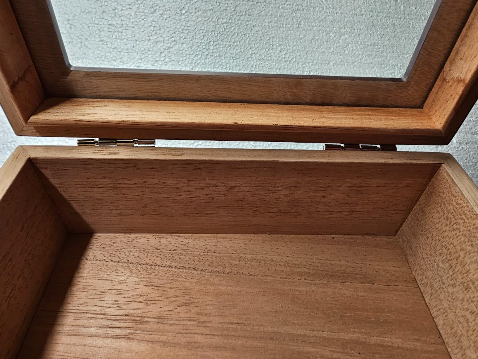 CASE ELEGANCE Cigar Humidor Glass Top with Thick Cedar - Brown, Renzo customer photo 2
