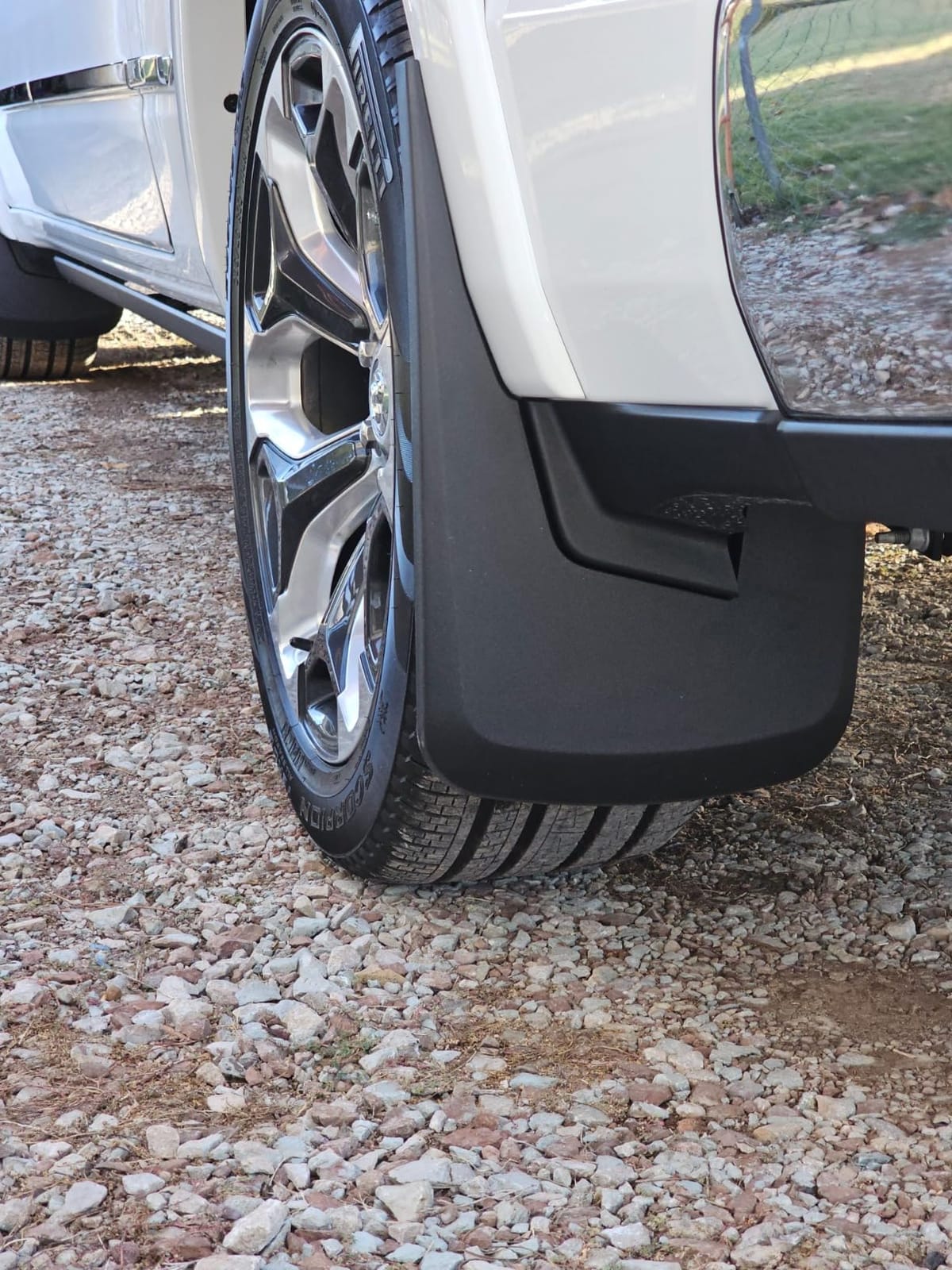 Husky Liners — Front & Rear Mud Guards | Fits 2019-2024 Ram 1500 (New Body Style) w/OEM Fender Flares (Will NOT fit Models w/Out OEM Flares, Black, 4 Pc | 58136 customer photo 1
