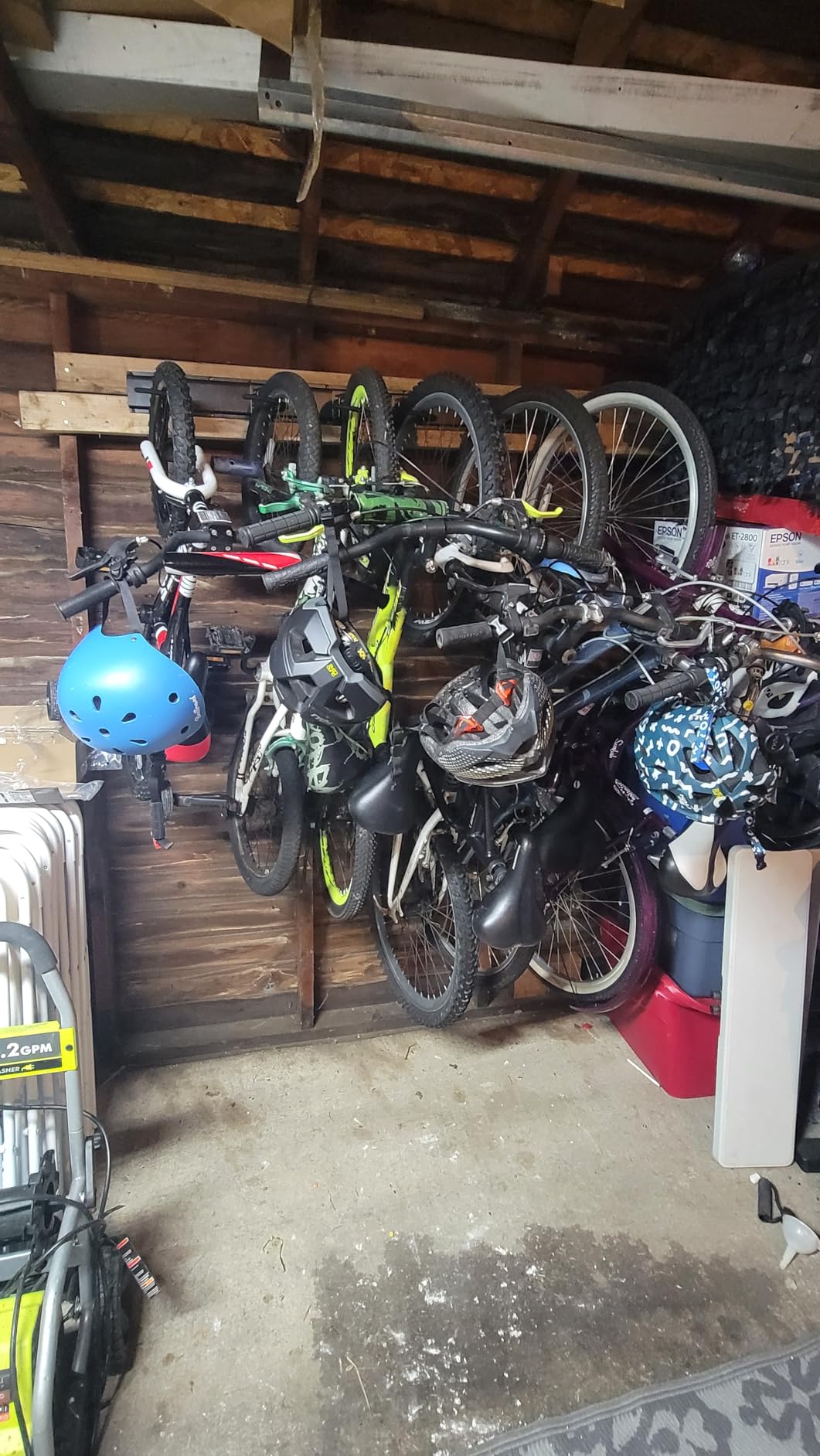 Ultrawall Stainless Steel Bike Storage Rack, Wall Mount 6 Bike Hanger customer photo 2