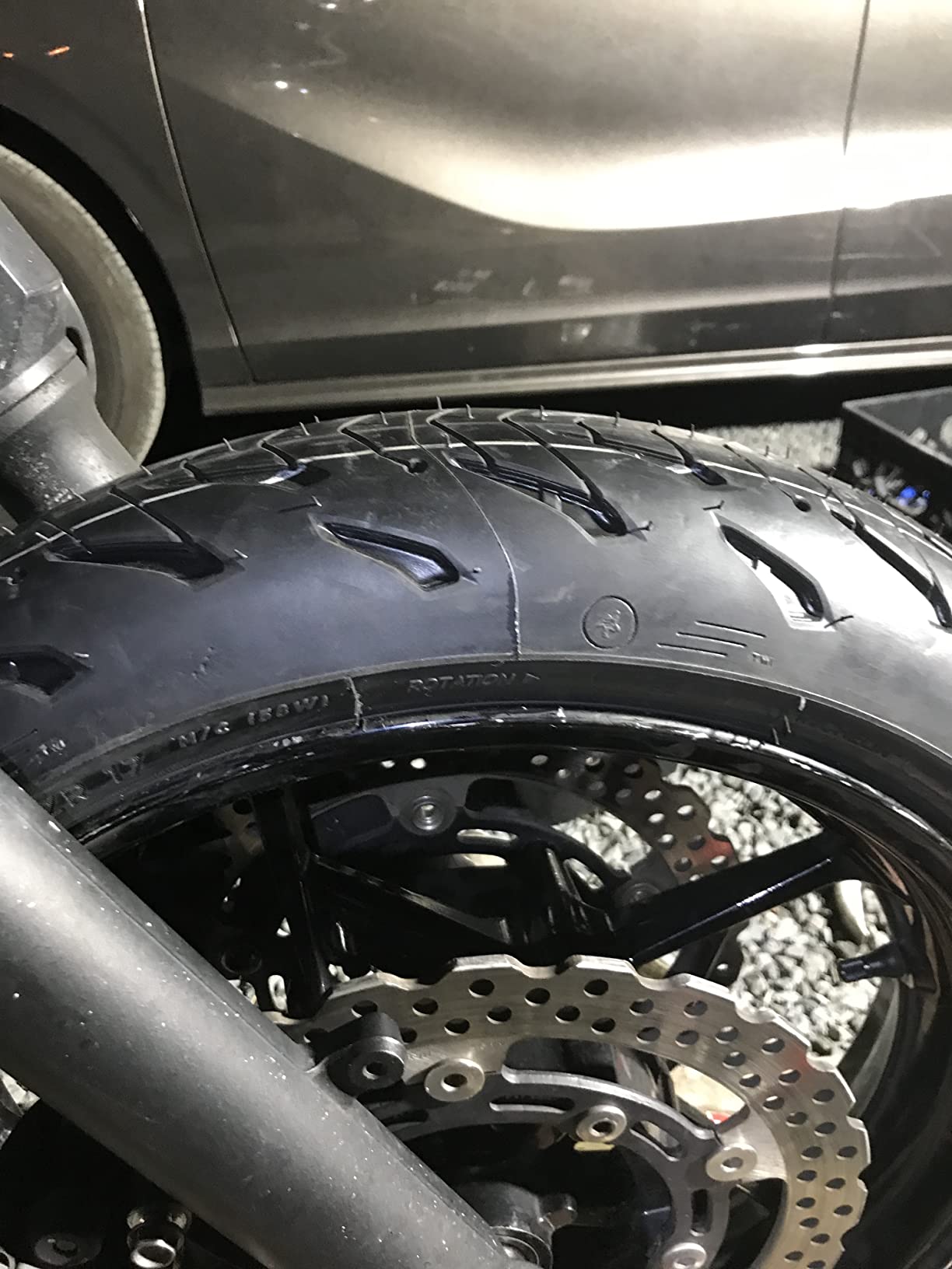 MICHELIN Road 5 Touring Radial Tire-180/55ZR-17 73W customer photo 1