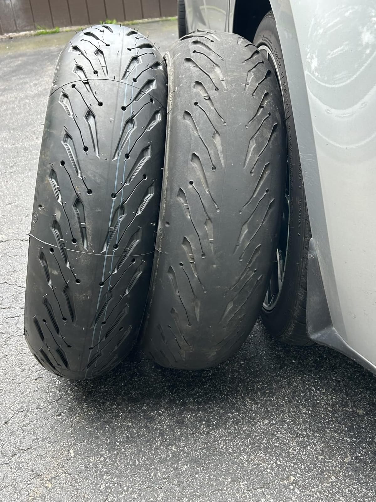 MICHELIN Road 5 Touring Radial Tire-180/55ZR-17 73W customer photo 2