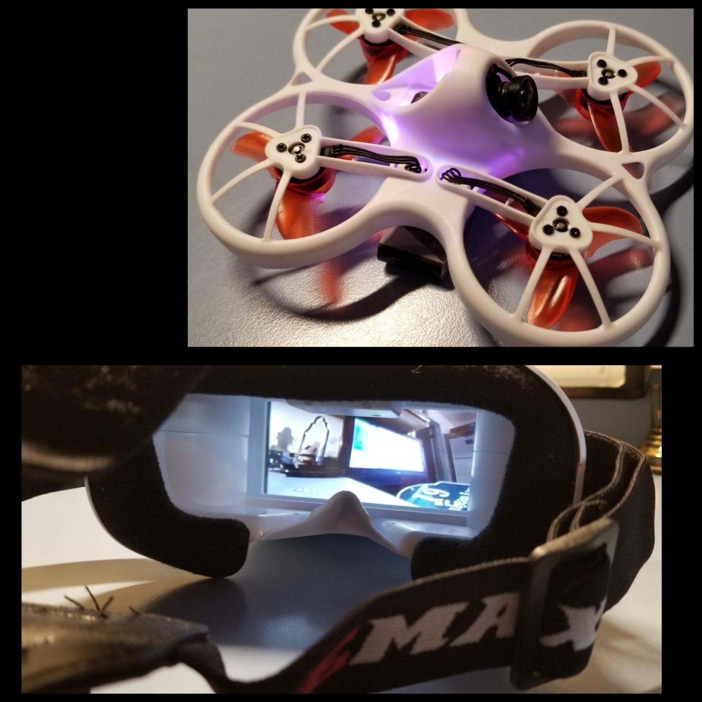 Tiny Hawk RTF Micro Indoor Racing Drone with FPV Goggles and Controller for Beginners customer photo 1