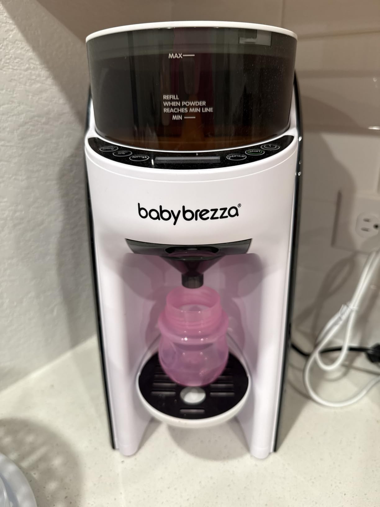 Baby Brezza Formula Pro Advanced Formula Dispenser + Bottle Maker Machine customer photo 2
