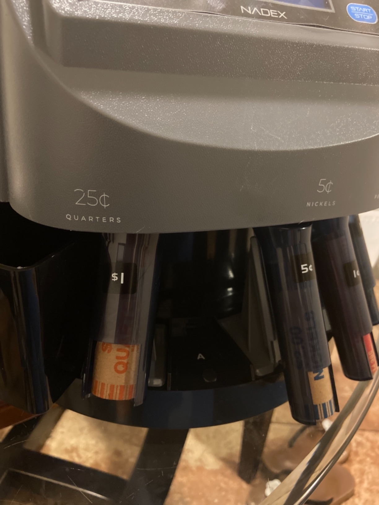 Nadex S540 Pro | Coin Counter, Sorter, and Wrapper | Sorts up to 300 Coins Per Minute | Comes with 48 Preformed Wrappers (Gray) customer photo 2