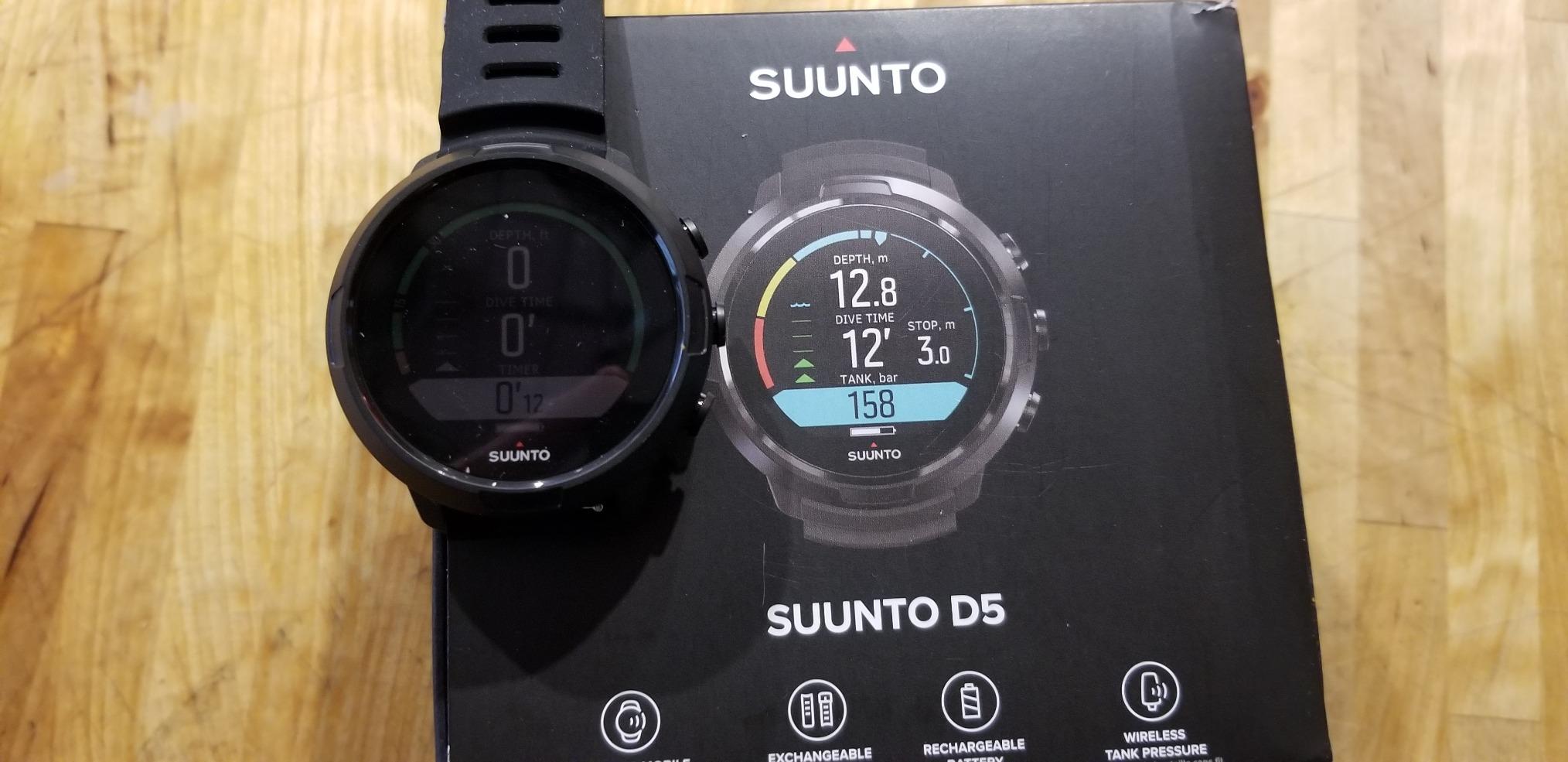 SUUNTO D5 Dive Computer, Color Display 100m Waterproof, All Black customer photo 1