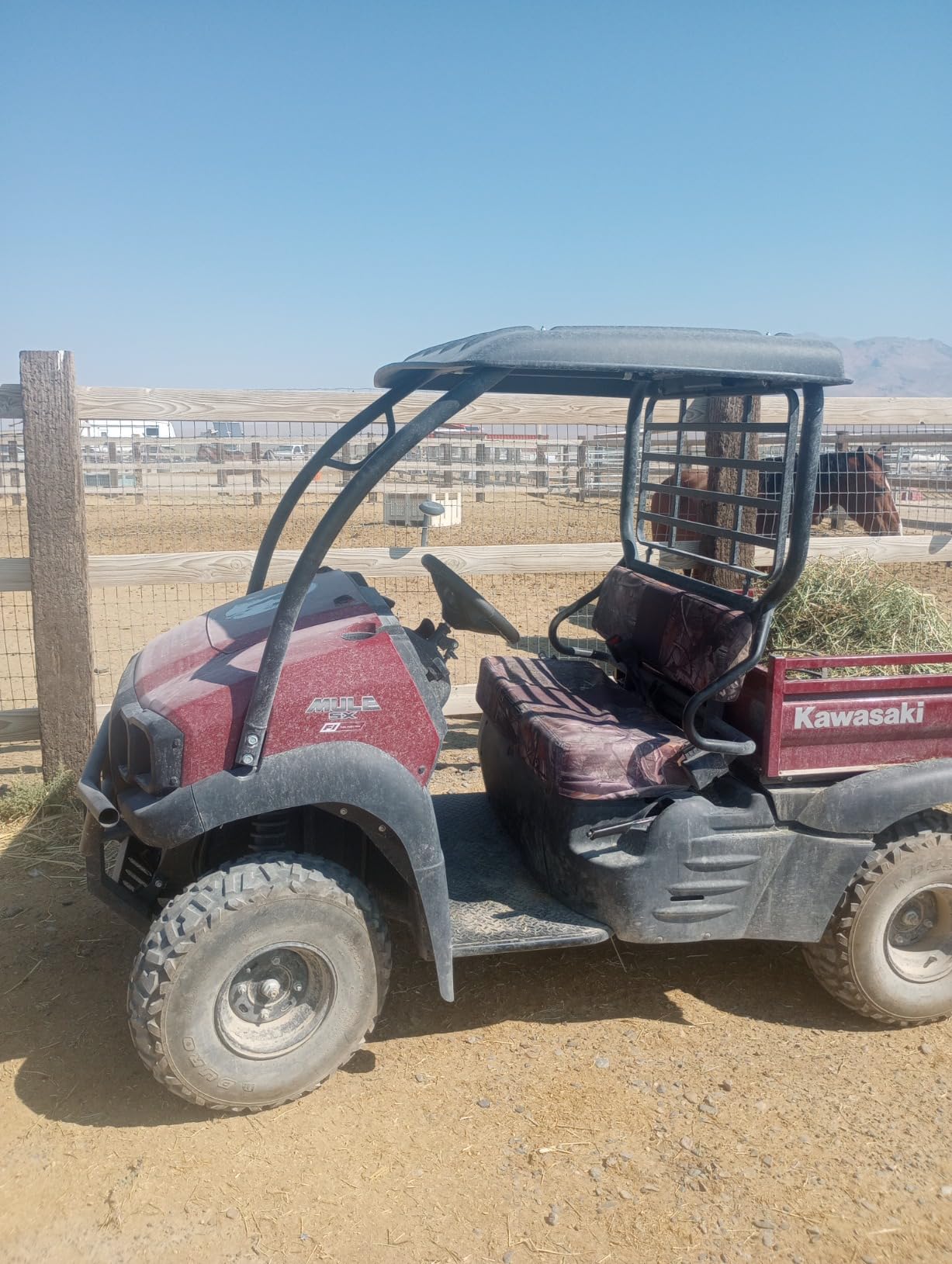 KEMIMOTO UTV Seat Cover Compatible with Kawasaki Mule 600 610 SX 2005-2023 customer photo 2