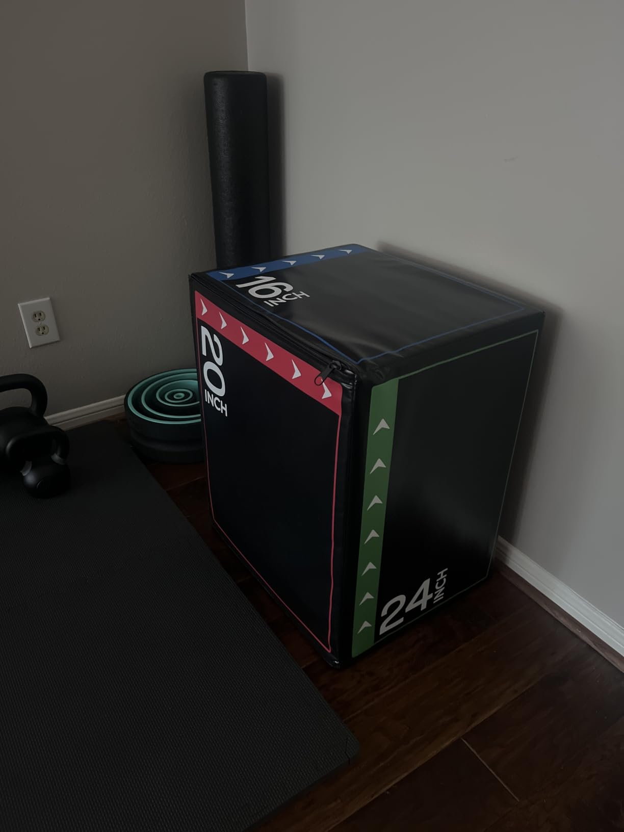 BalanceFrom 3-in-1 Foam Plyometric Jump Box for Home Gym with Multiple Height Options – Versatile Plyo with Non-Slip Surface for Strength, HIIT, Step-Ups, and Agility Training customer photo 1