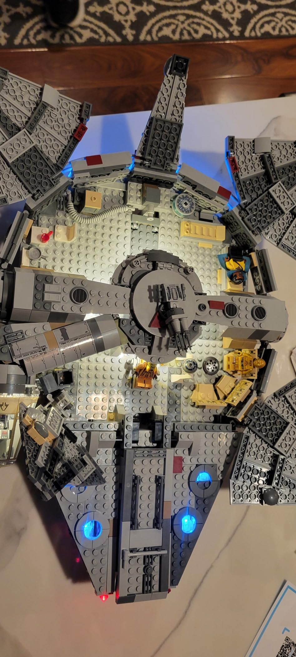LEGO Star Wars Millennium Falcon 75257 Building Set - Starship Model with Finn, Chewbacca, Lando Calrissian, Boolio, C-3PO, R2-D2, and D-O Minifigures, The Rise of Skywalker Movie Collection customer photo 1