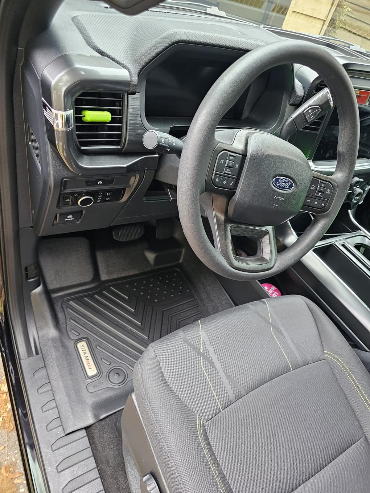 YITAMOTOR Floor Mats Fit for Ford F-150 2015-2026 & F150 Lightning 2022-2026 SuperCrew (Rear w/o U-Seat Flat Storage),TPE All Weather Truck mats, 1st & 2nd Row customer photo 1