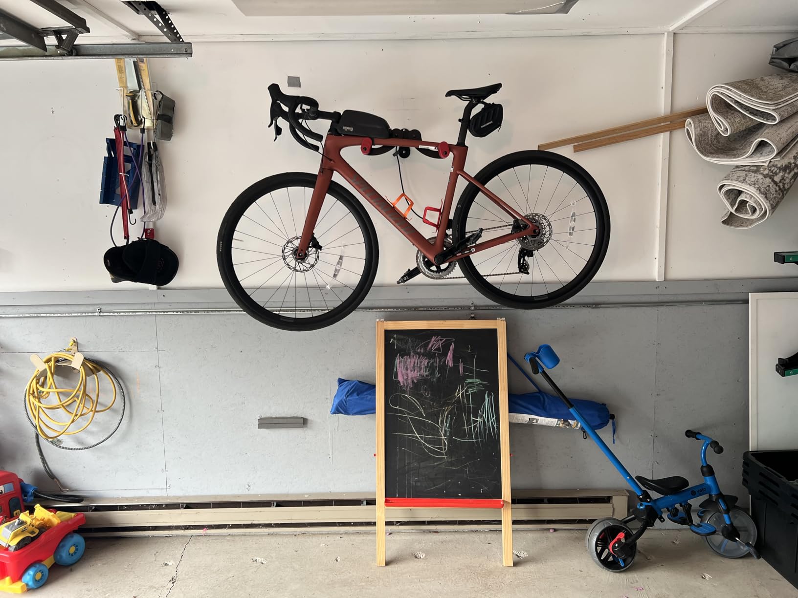 PRO BIKE TOOL Bike Rack for Garage Wall Mount - Horizontal Bike Storage customer photo 1