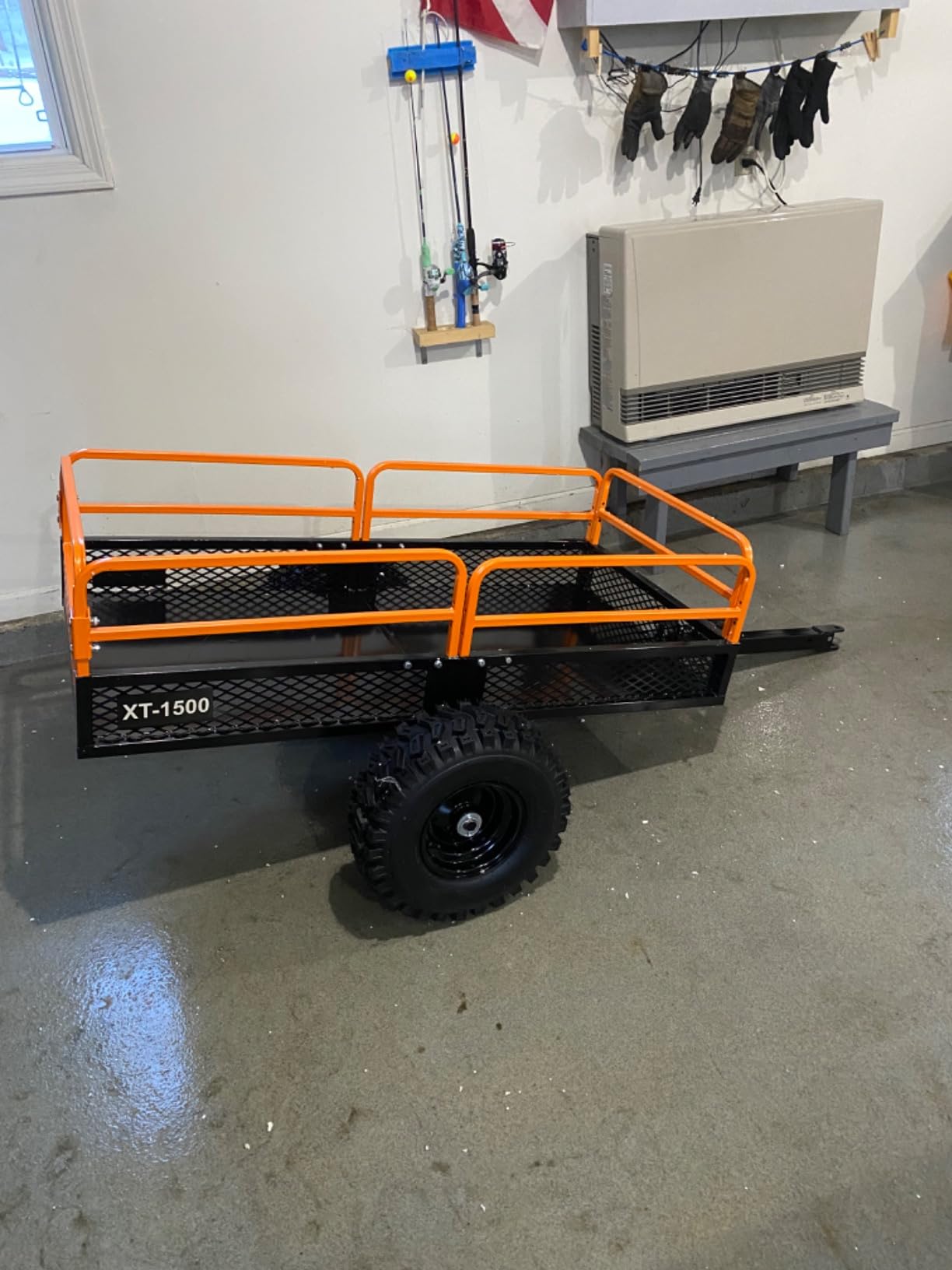 Impact Implements® 1500lb ATV/UTV/Tractor Cargo Trailer with Steel Floor customer photo 2