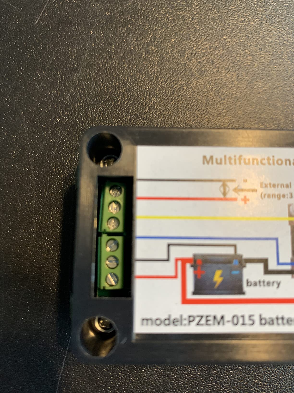 DC 0-200V 300A Battery Monitor with Shunt, 9-in-1 Digital LCD Multimeter customer photo 2