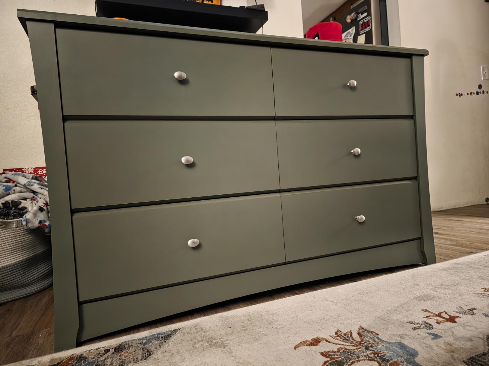 Storkcraft Crescent 6-Drawer Dresser, Pebble Gray customer photo 2