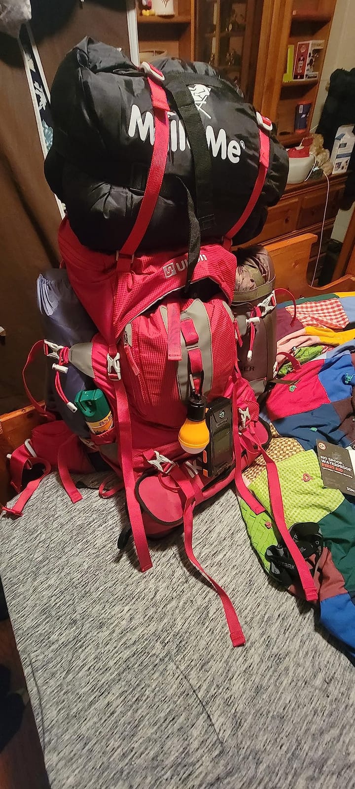 Ubon 60L Internal Frame Hiking Backpack, Rain Cover Included customer photo 1