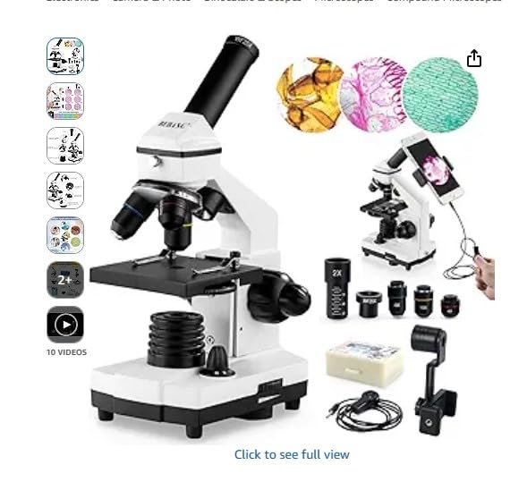 2000X Compound Microscope for Kids Adults: Microscope for Biology Education customer photo 2