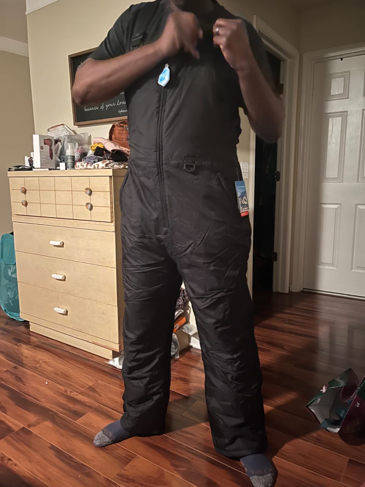 Arctic Quest Mens Insulated Snow and Ski Bib Overalls Snow Pants Snowboard Mens Overalls for Fishing, Hunting, Snowmobiling customer photo 1