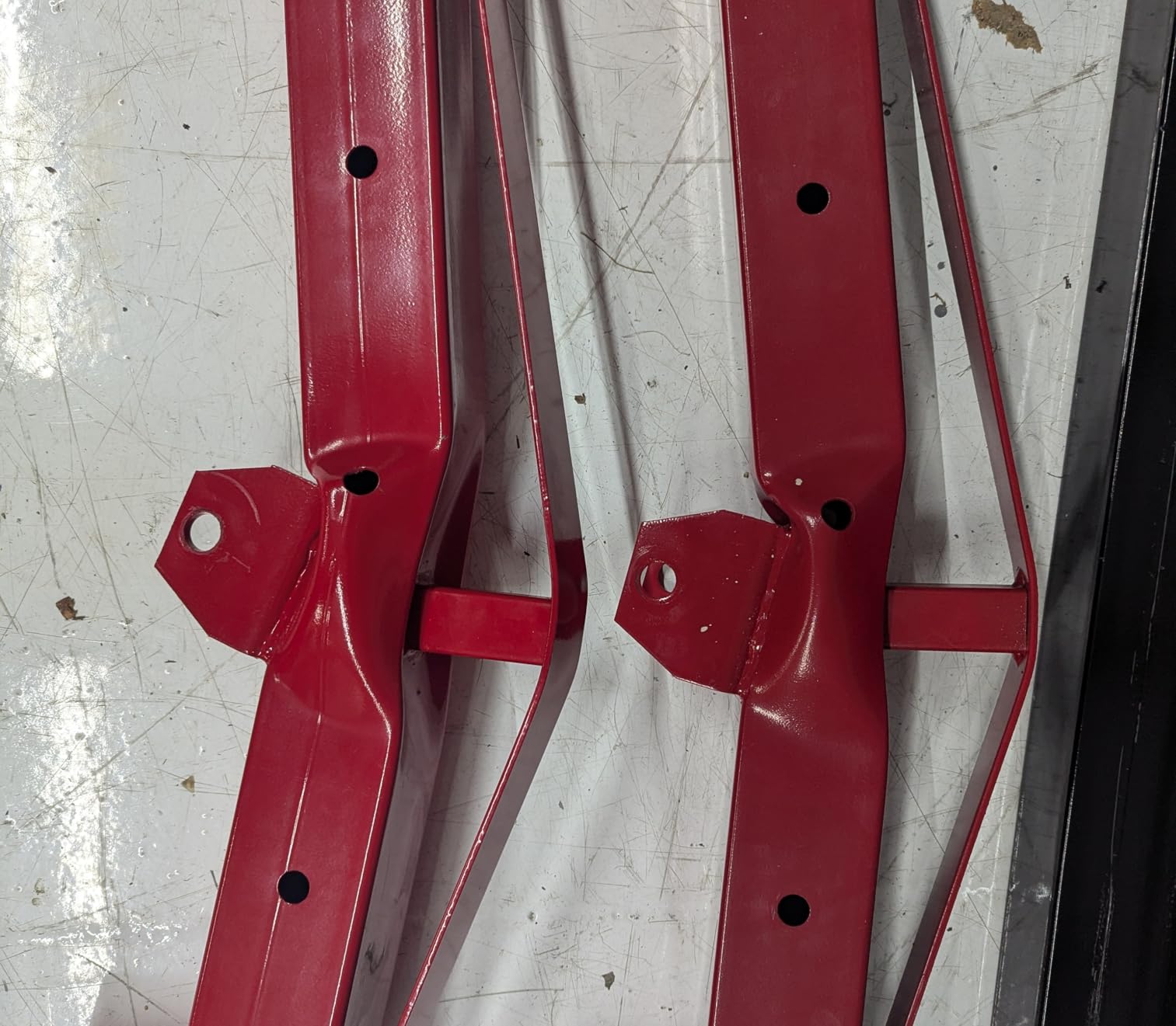 2 Ton Hydraulic Engine Hoist Crane, 4400LBS Folding Cherry Picker | Heavy-Duty Engine Hoist with 6 Locking Wheels & 4 Boom Positions for Truck SUV Engines Garage Workshop customer photo 2