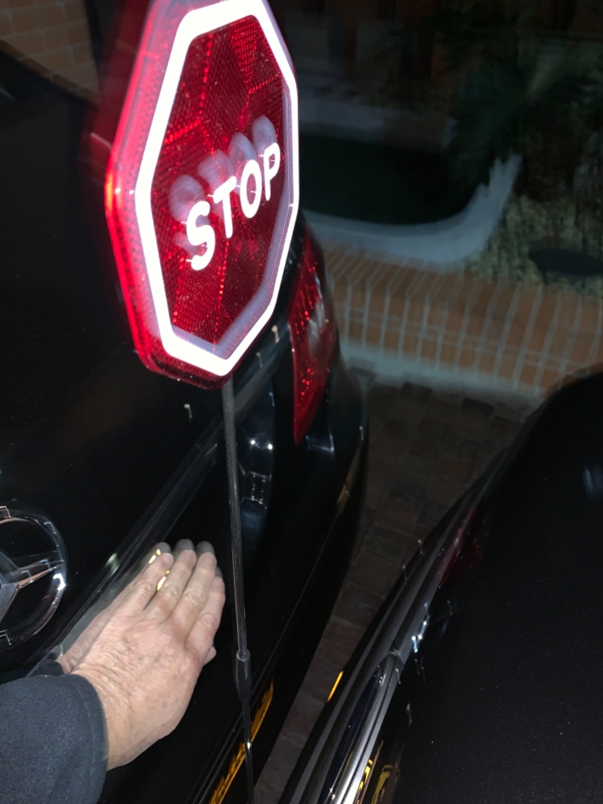 Andalus Brands Flashing LED Stop Sign Garage Parking Assistant System | Bumper Sensor,Red (1 Pack) customer photo 1