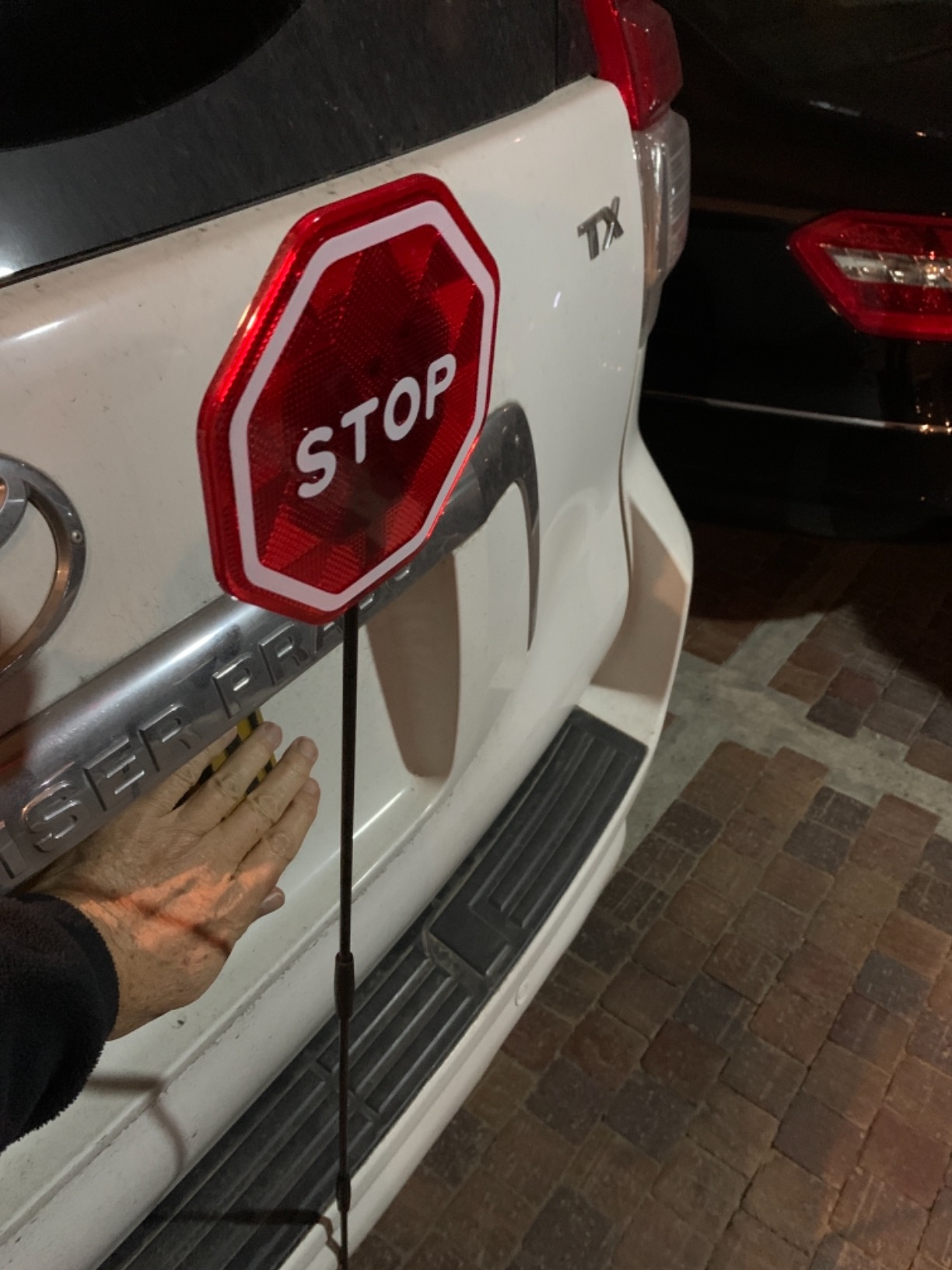 Andalus Brands Flashing LED Stop Sign Garage Parking Assistant System | Bumper Sensor,Red (1 Pack) customer photo 2