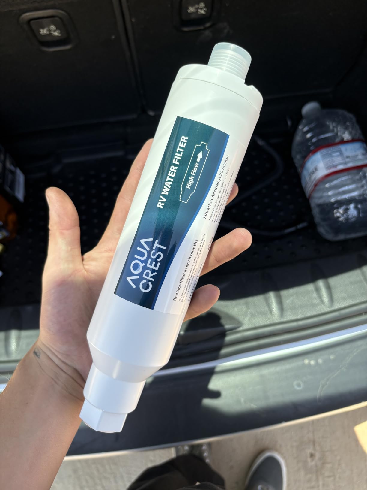 AQUA CREST RV Inline Water Filter, Garden Hose & Camper Water Filter customer photo 1