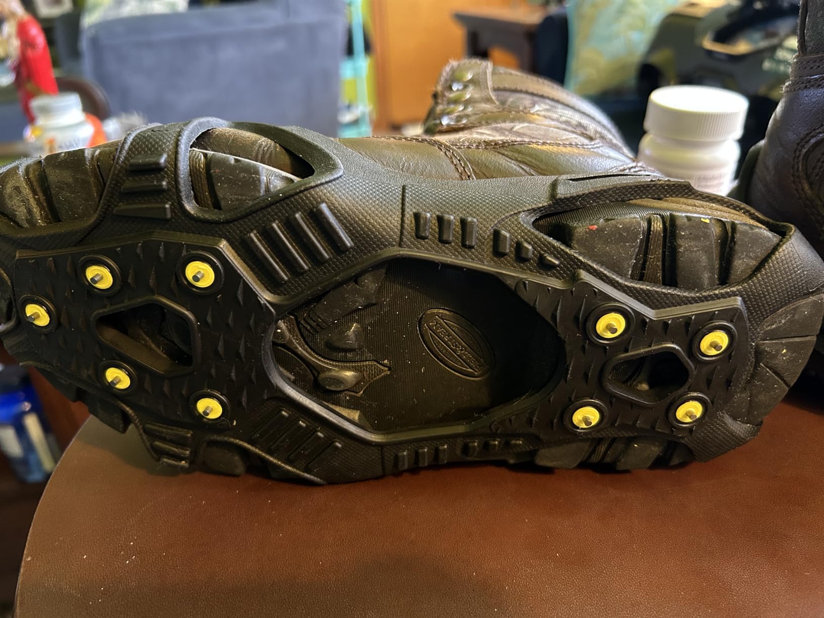 ICETRAX V3 Tungsten Crampons, Ice Cleats for Shoes and Boots - Ice Grips for Snow and Ice, Non-Slip Shoe Grippers with Reflective Heel customer photo 1