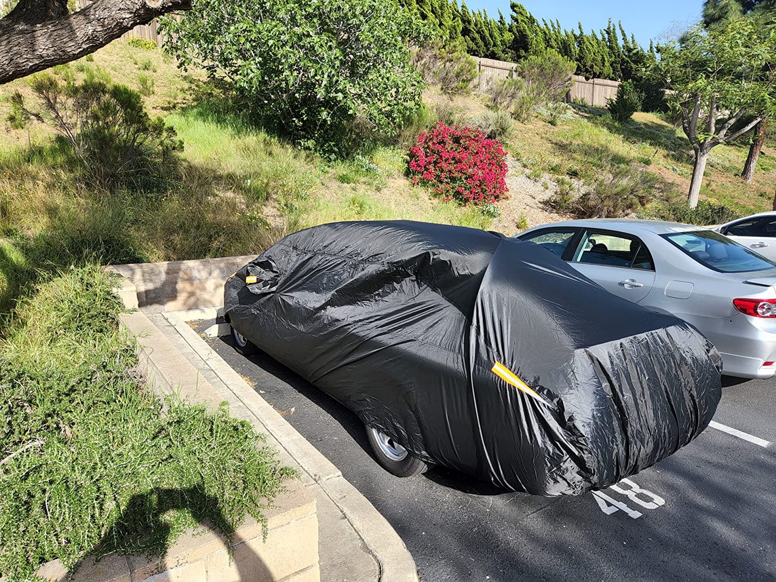 Full Car Covers for Sedan, Car Cover Waterproof All Weather Windproof Dustproof UV Protection Scratch Resistant Indoor Outdoor Univers customer photo 2