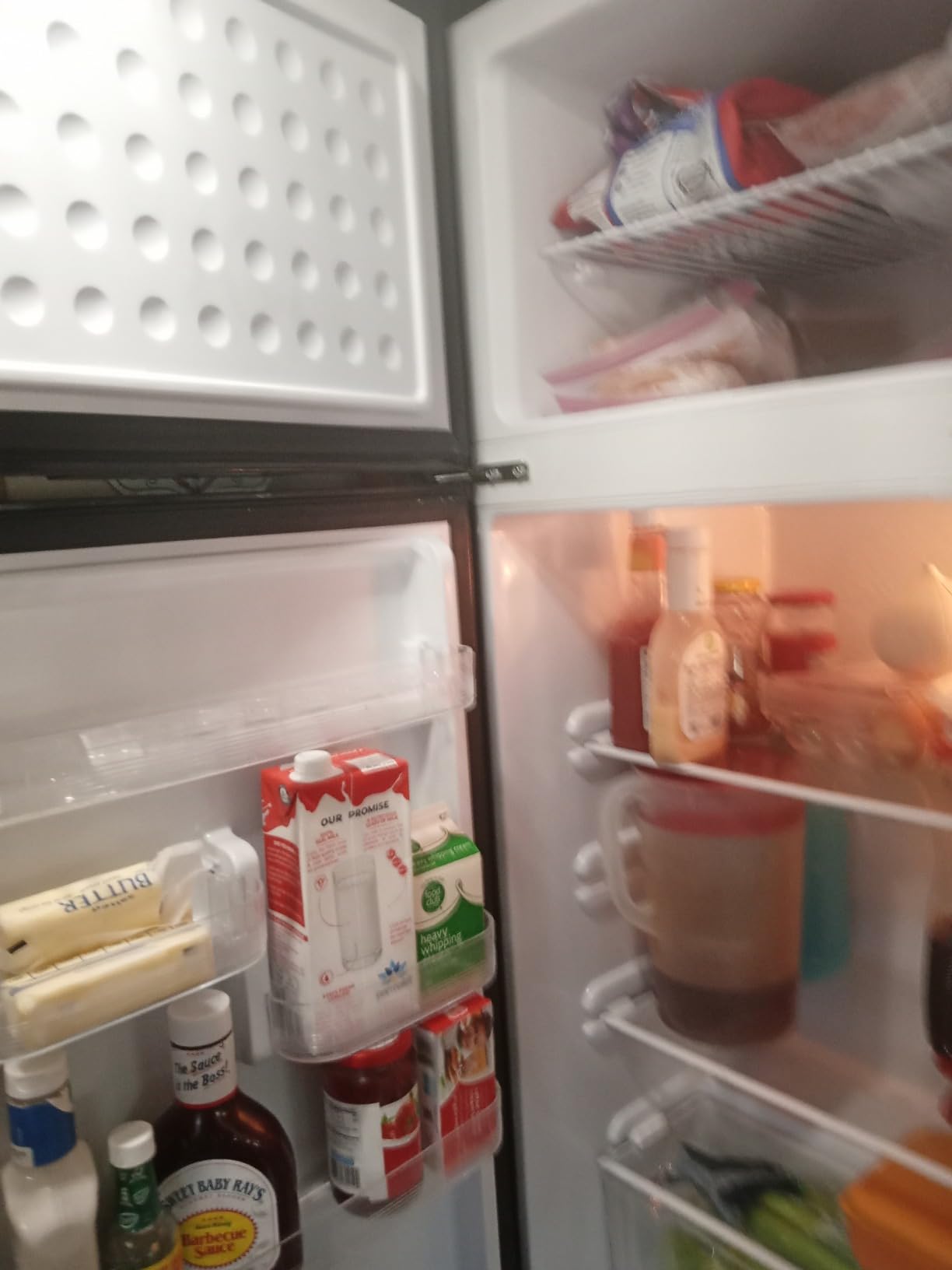 ARCTIC CHEF ACFR725AMZ6COM 2 Door Apartment Size Refrigerator with Freezer, Stainless customer photo 2
