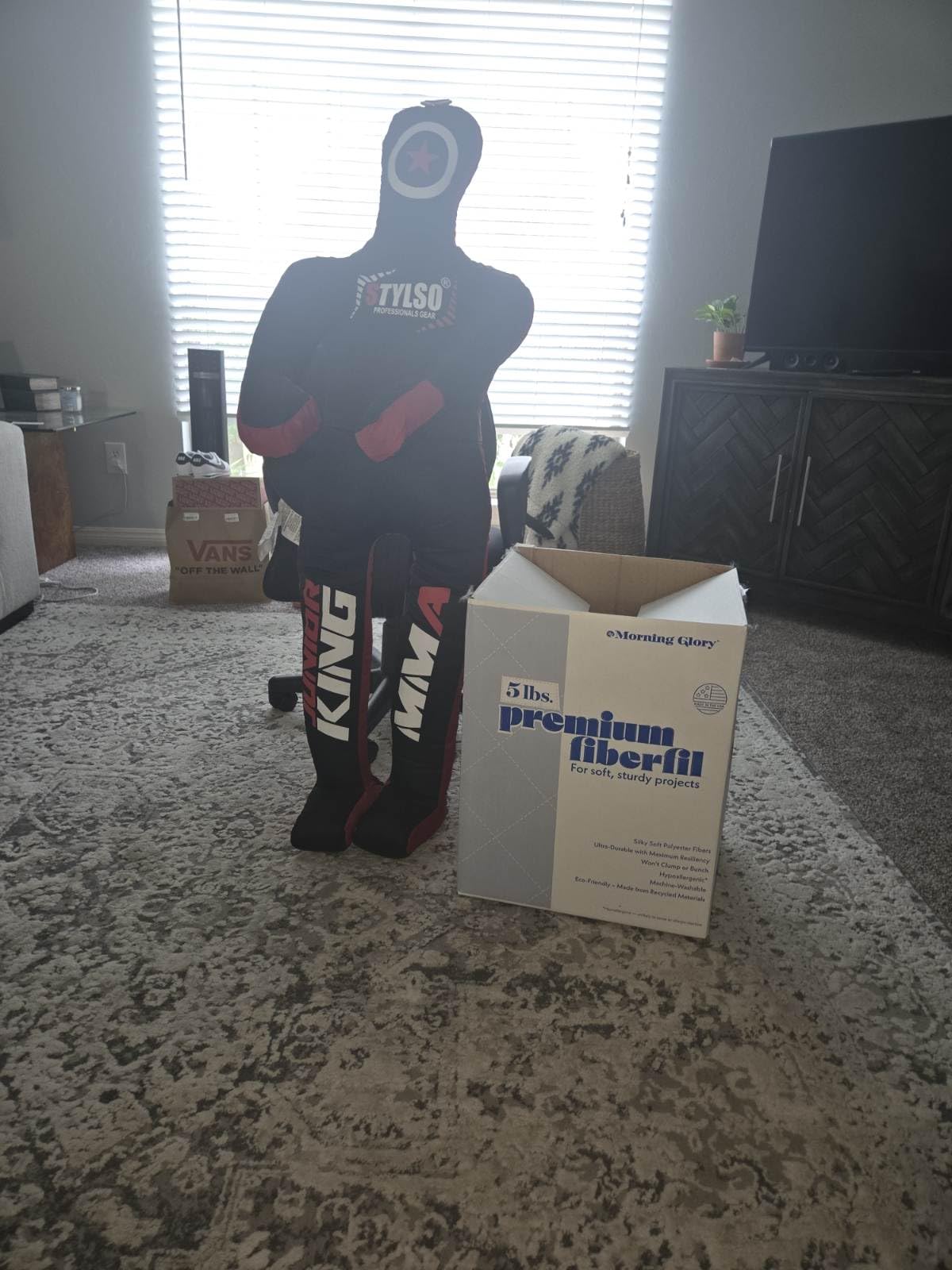 Unfilled Wrestling Dummy for Kids – Youth Grappling Dummy BJJ, MMA, Jiu Jitsu & Judo Training Partner – Durable Martial Arts Practice Buddy customer photo 2