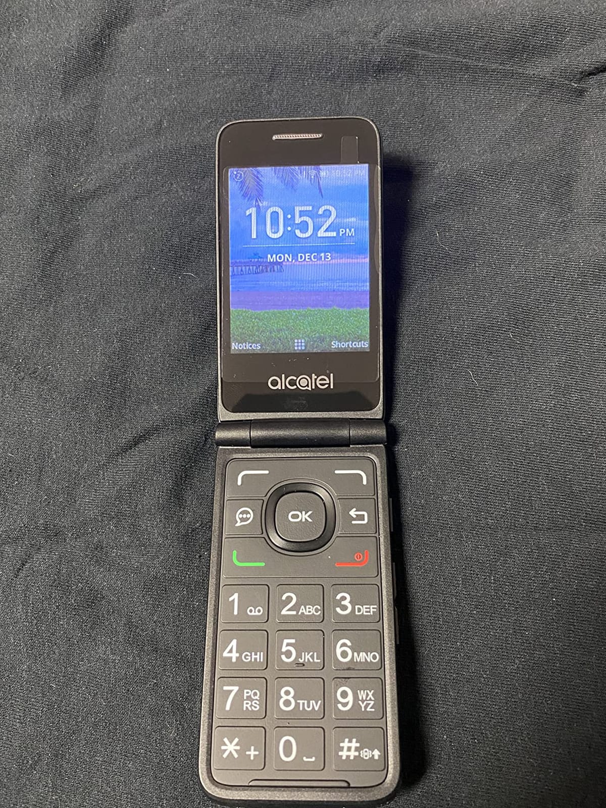 Tracfone Carrier-Locked Alcatel MyFlip 4G Prepaid Flip Phone- Black - 4GB - Sim Card Included CDMA (Renewed) customer photo 1