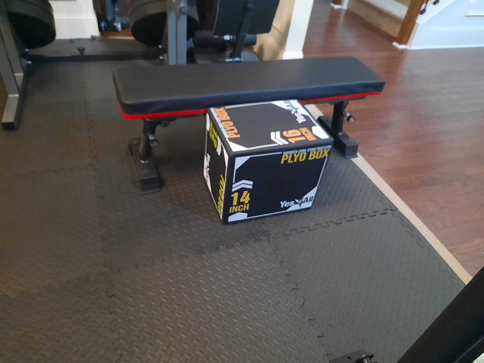 Yes4All 3-in-1 Soft-Padded Plyo Box With Wooden Core, Non-Slip Multi-Use Cushioned Plyometric Jump Box with Vinyl Cover for Jumping, Conditioning, Strength Training customer photo 2