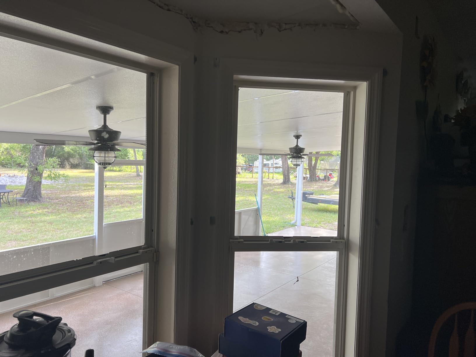 Harbor Breeze Merrimack II 52-in Matte Bronze LED Indoor/Outdoor Ceiling Fan with Light Kit (5-Blade) customer photo 2